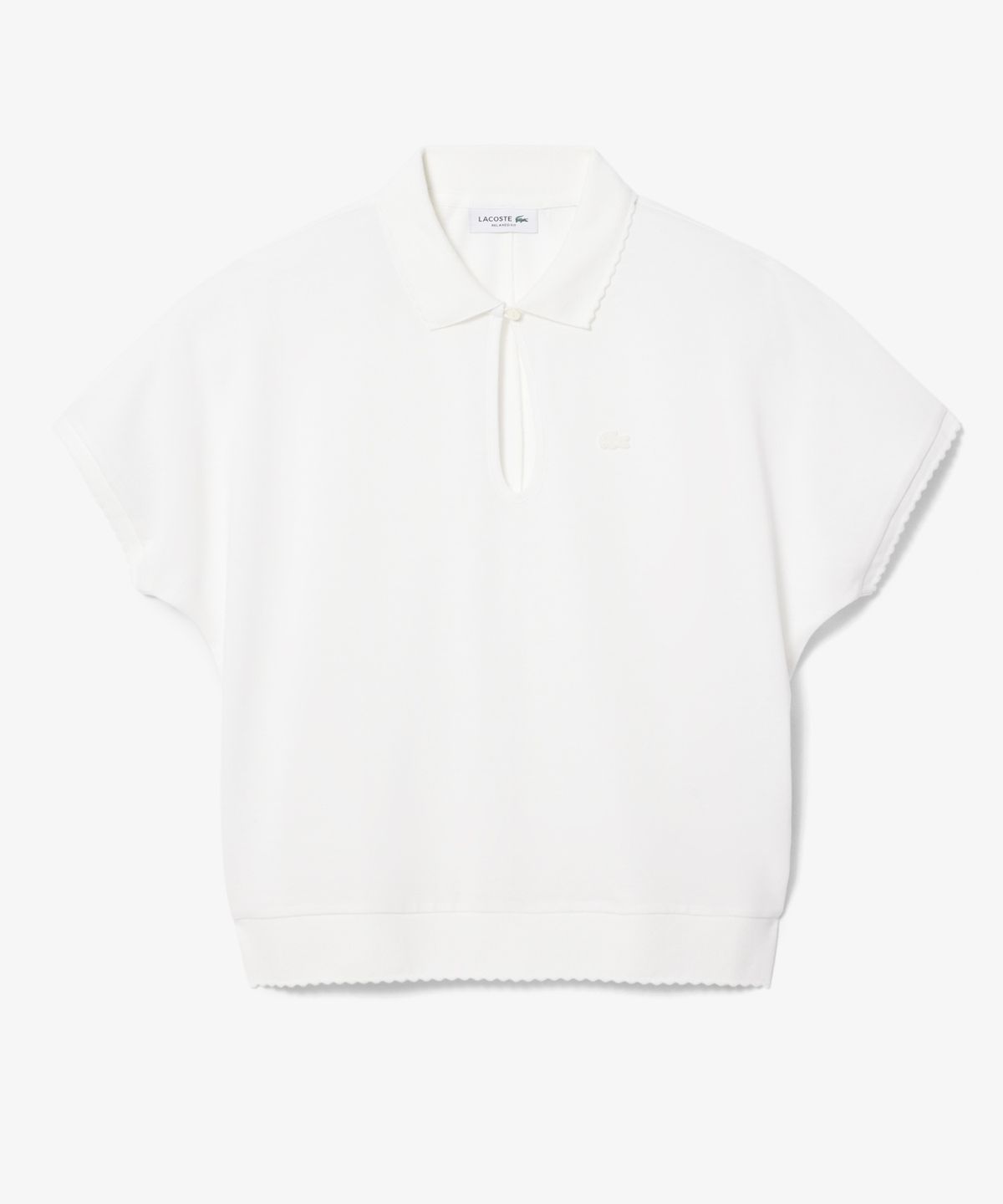 라코스테(LACOSTE) 여성 스캘럽 키홀 폴로셔츠 AG166-56N 70V