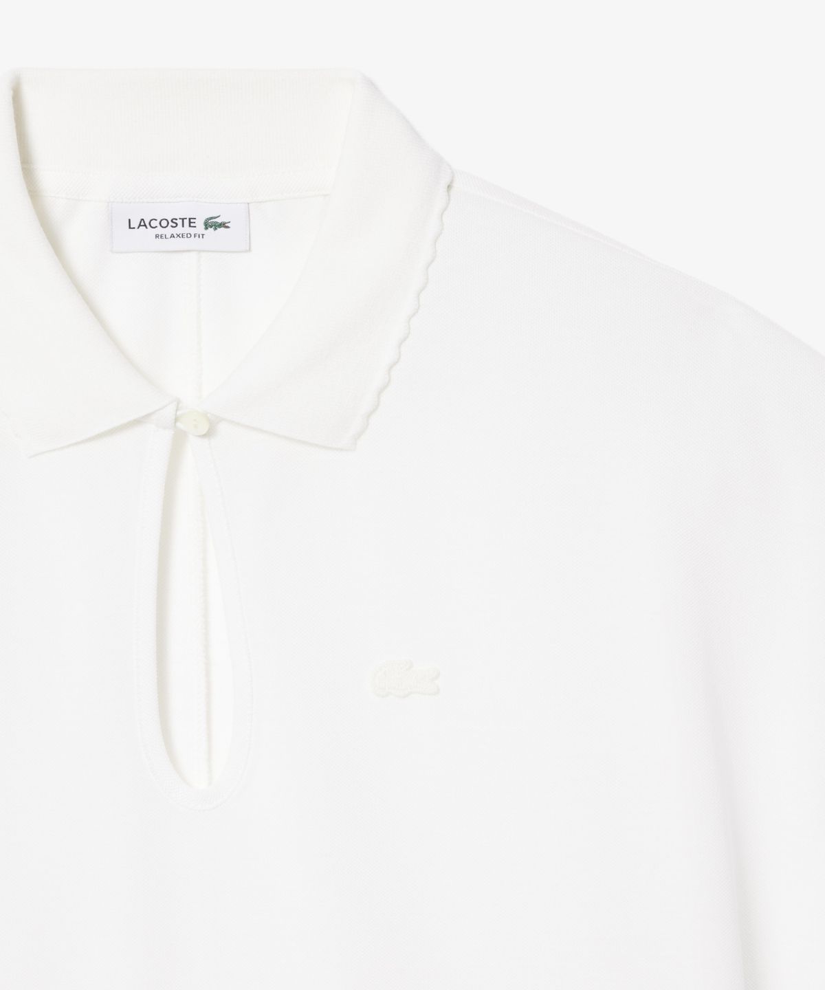 라코스테(LACOSTE) 여성 스캘럽 키홀 폴로셔츠 AG166-56N 70V