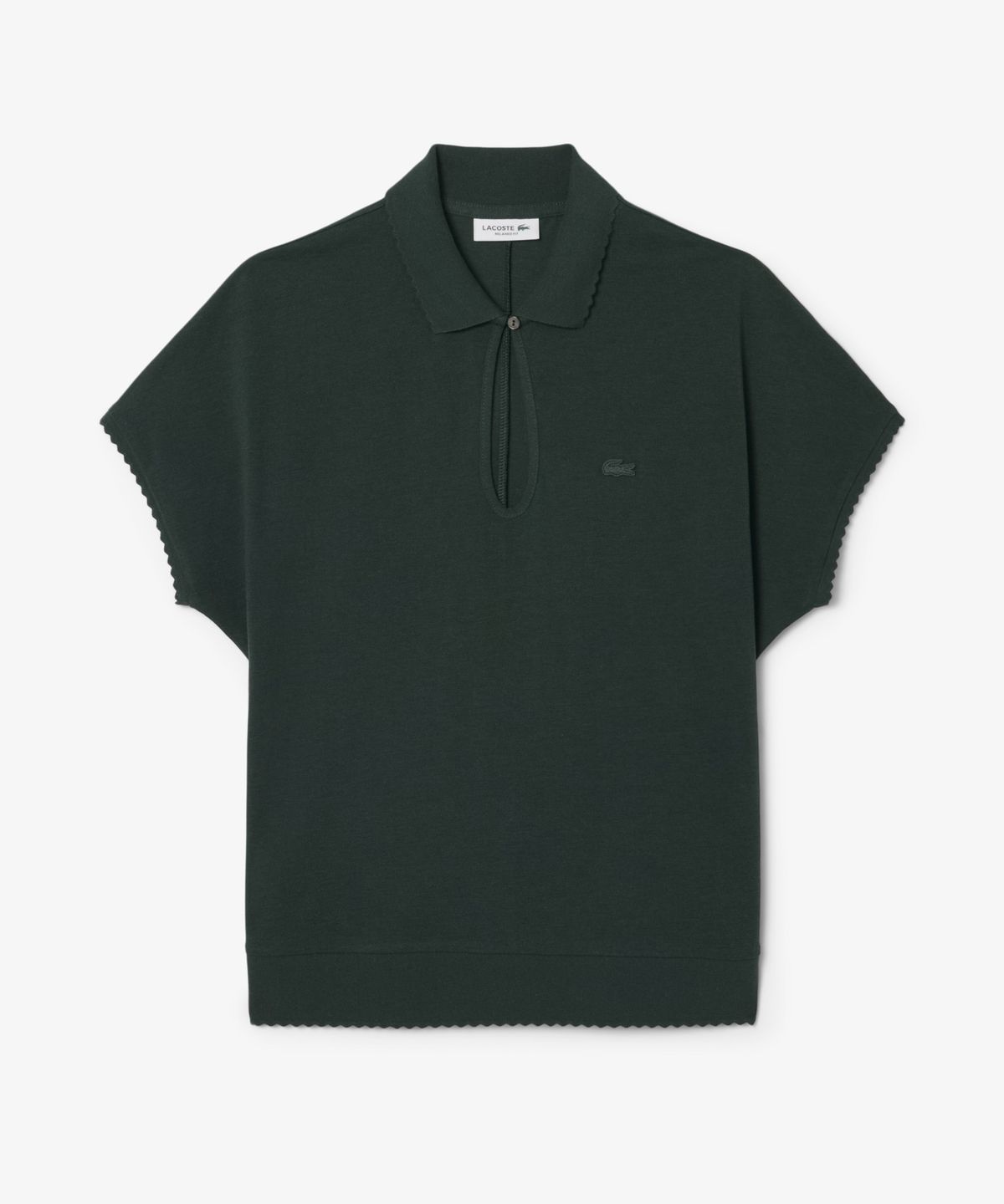라코스테(LACOSTE) 여성 스캘럽 키홀 폴로셔츠 AG166-56N YZP