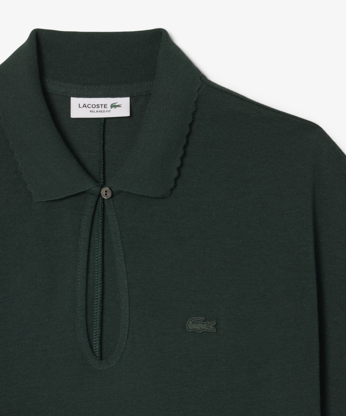 라코스테(LACOSTE) 여성 스캘럽 키홀 폴로셔츠 AG166-56N YZP