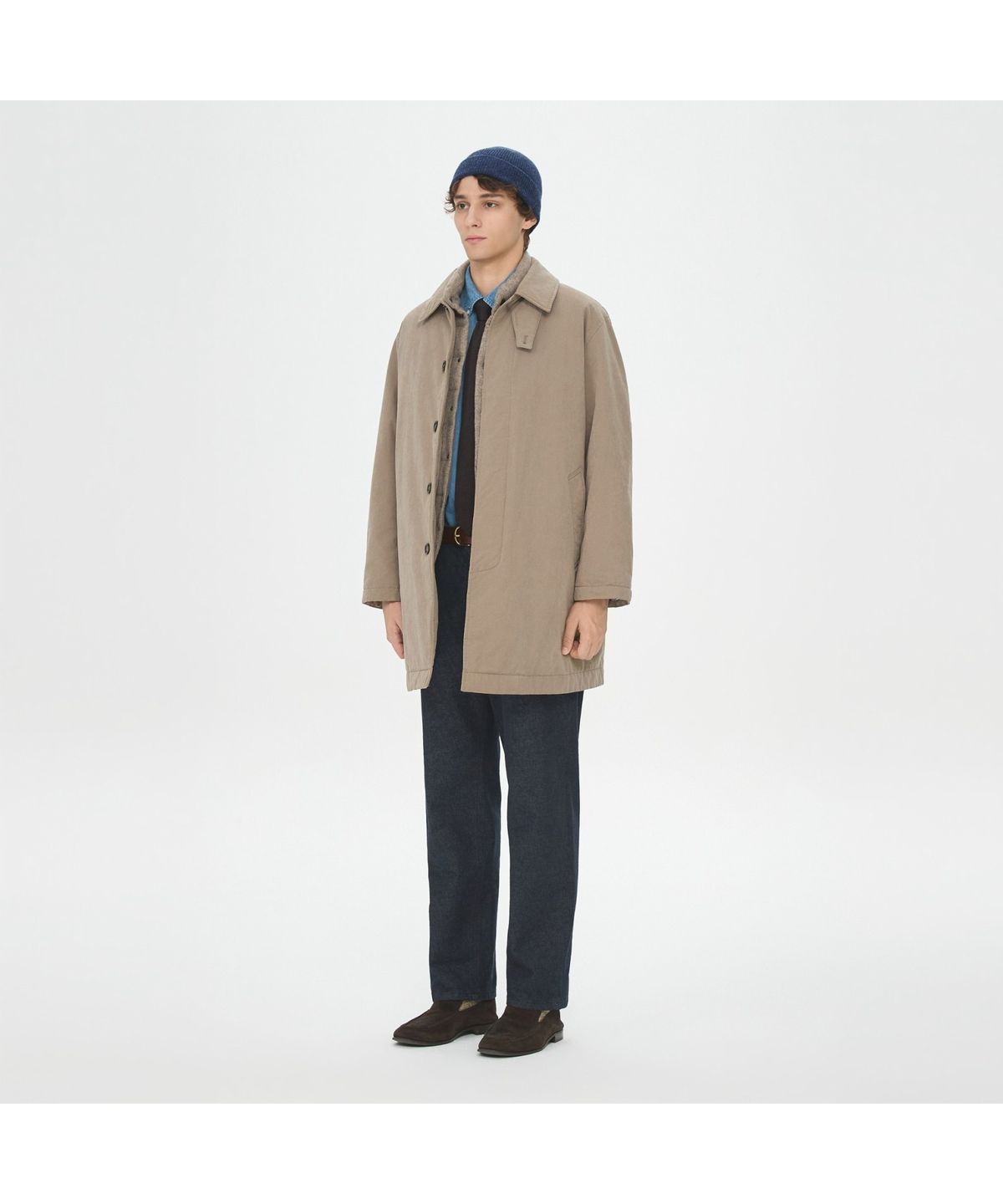 헨리코튼(HENRY COTTONS) Classic 파일럿 코트 AHCAW26701BEX