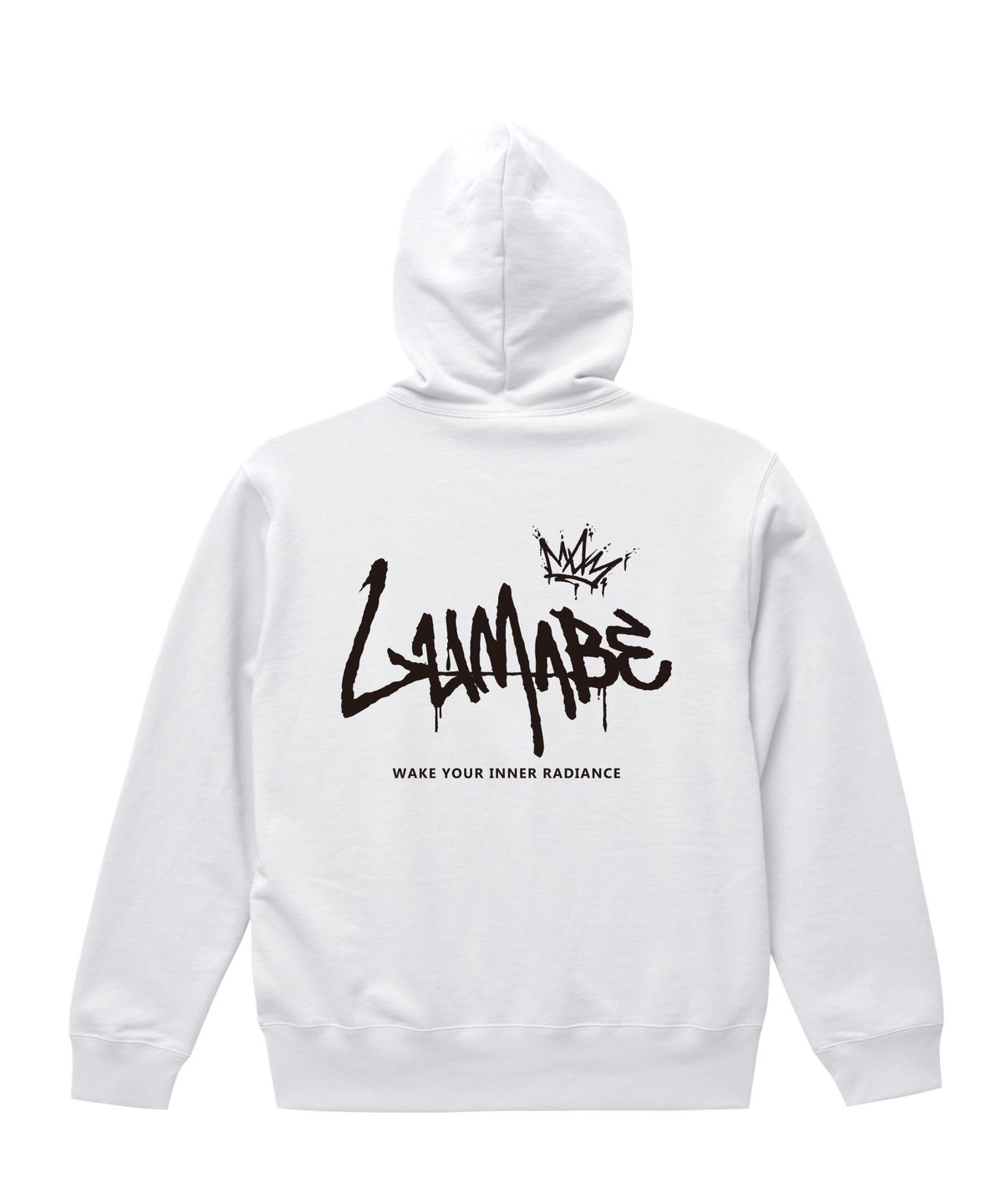 루마베(LUMABE) 오리지널 크라운 백 그래피티 후드집업