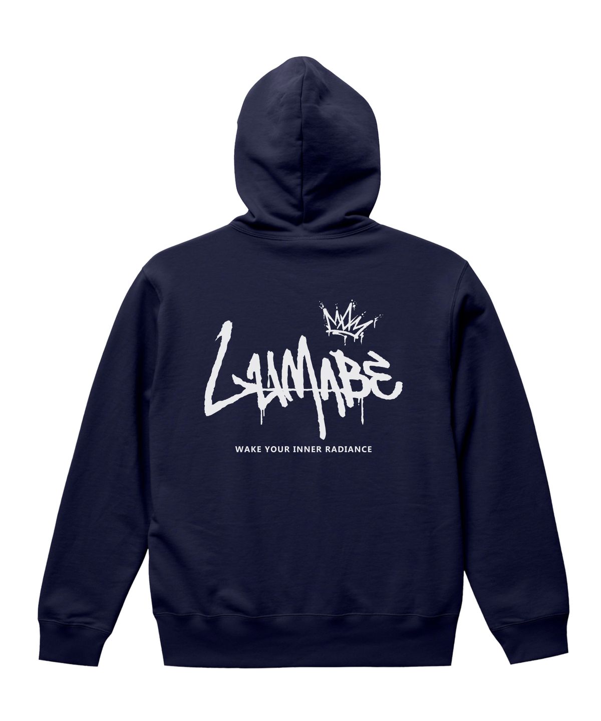 루마베(LUMABE) 오리지널 크라운 백 그래피티 후드집업