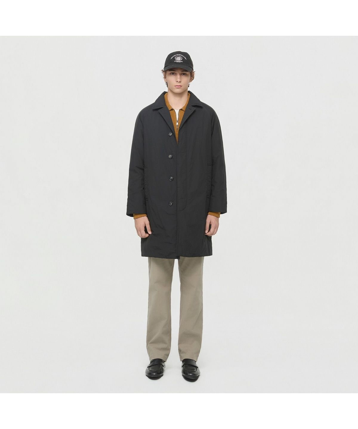 헨리코튼(HENRY COTTONS) 경량 다운 코트 AHCAW26401BKX