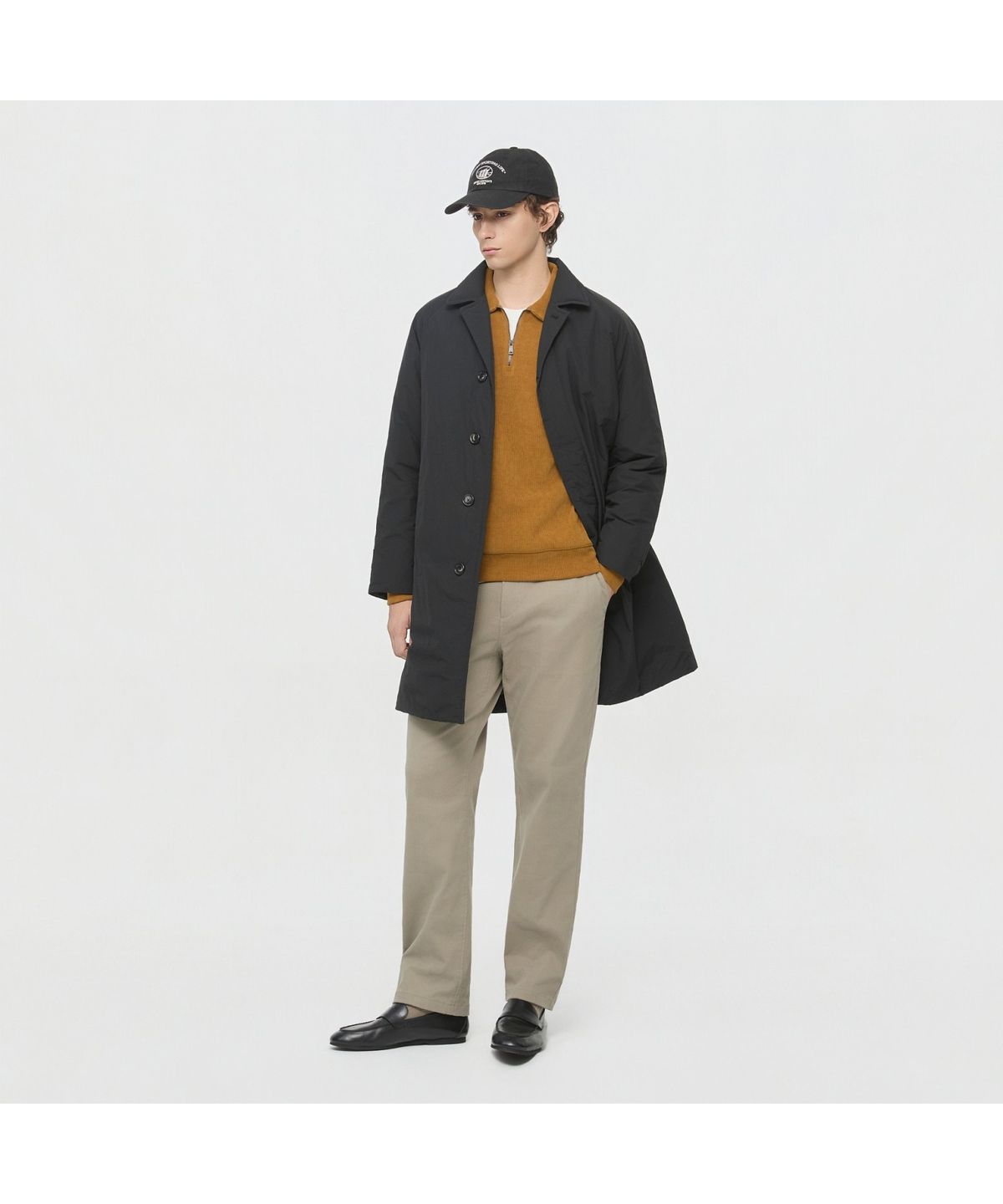 헨리코튼(HENRY COTTONS) 경량 다운 코트 AHCAW26401BKX