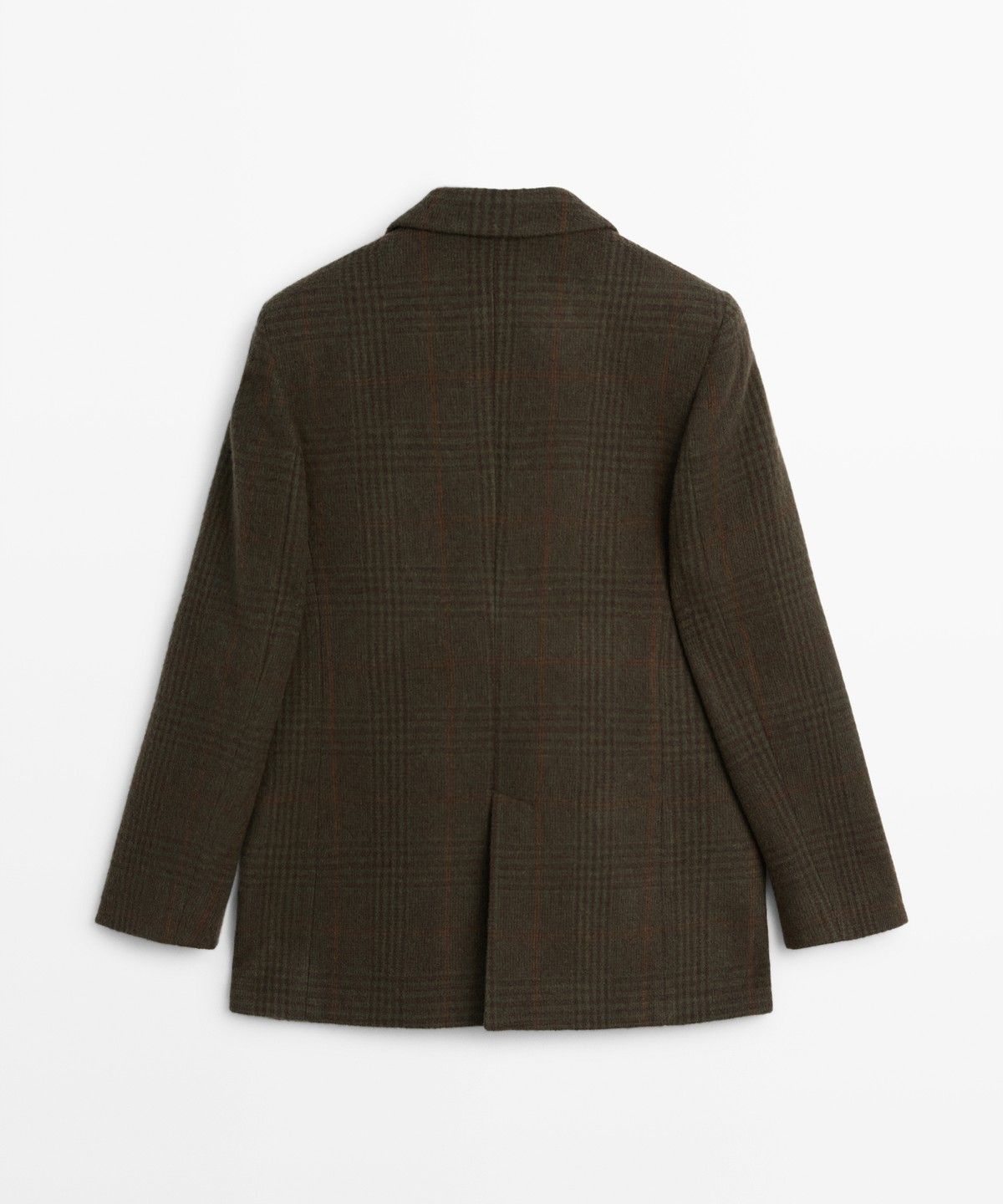 마시모두띠(MASSIMO DUTTI) 체크 울 혼방 블레이저