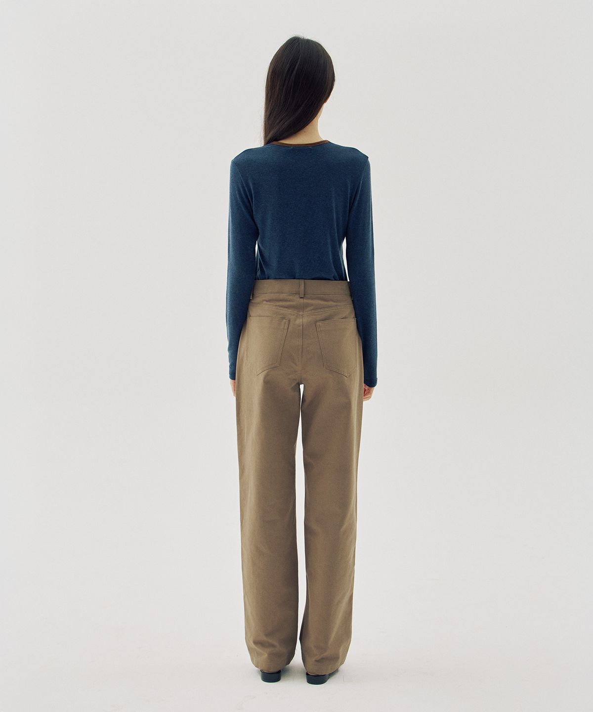 해브 앤 해브(HAVE8HAVE) Rere Tencel Wool Point T-Shirts_2 Color