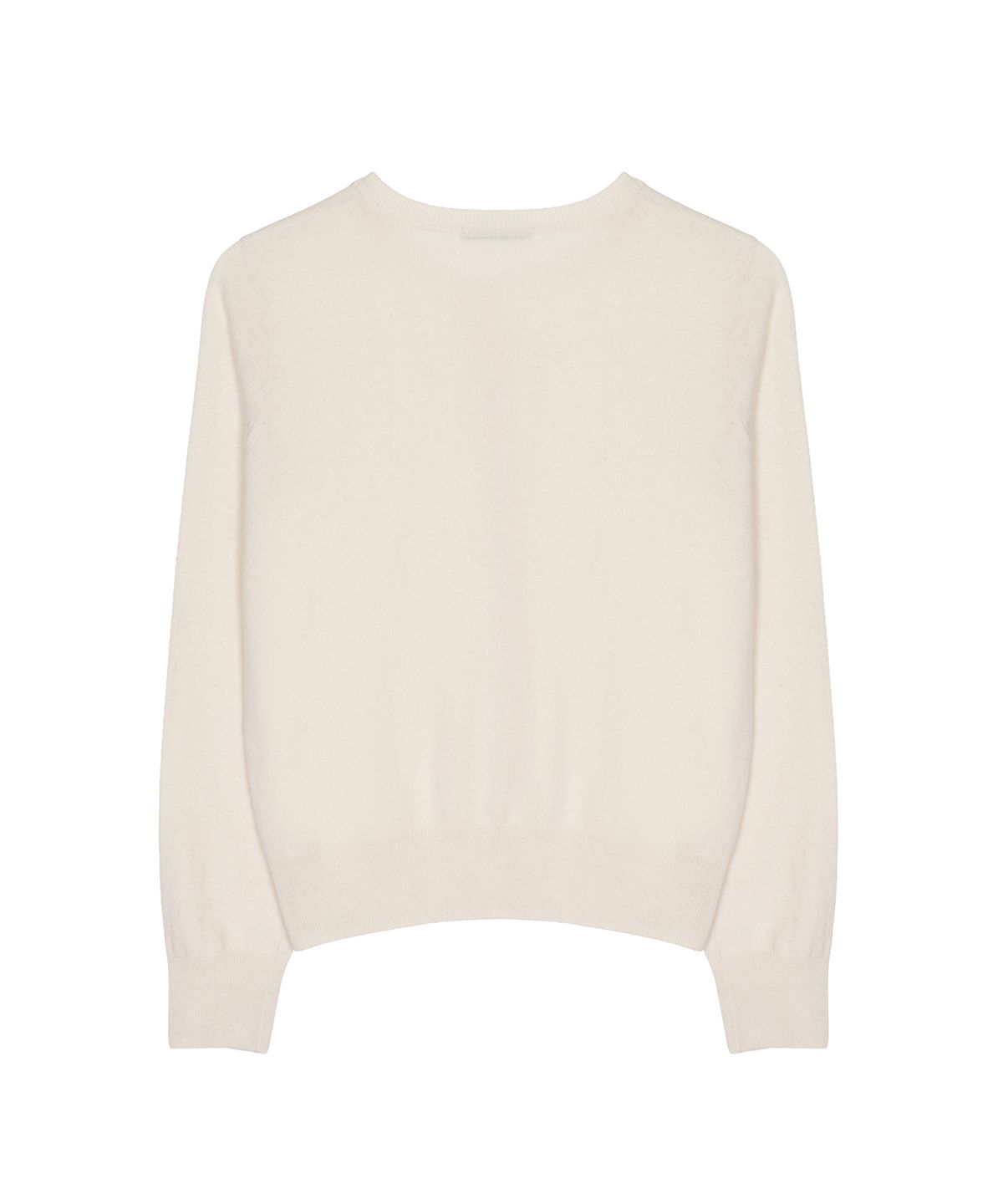 닉앤니콜(NICK&NICOLE) BASIC ROUND KNIT CARDIGAN_CREAM
