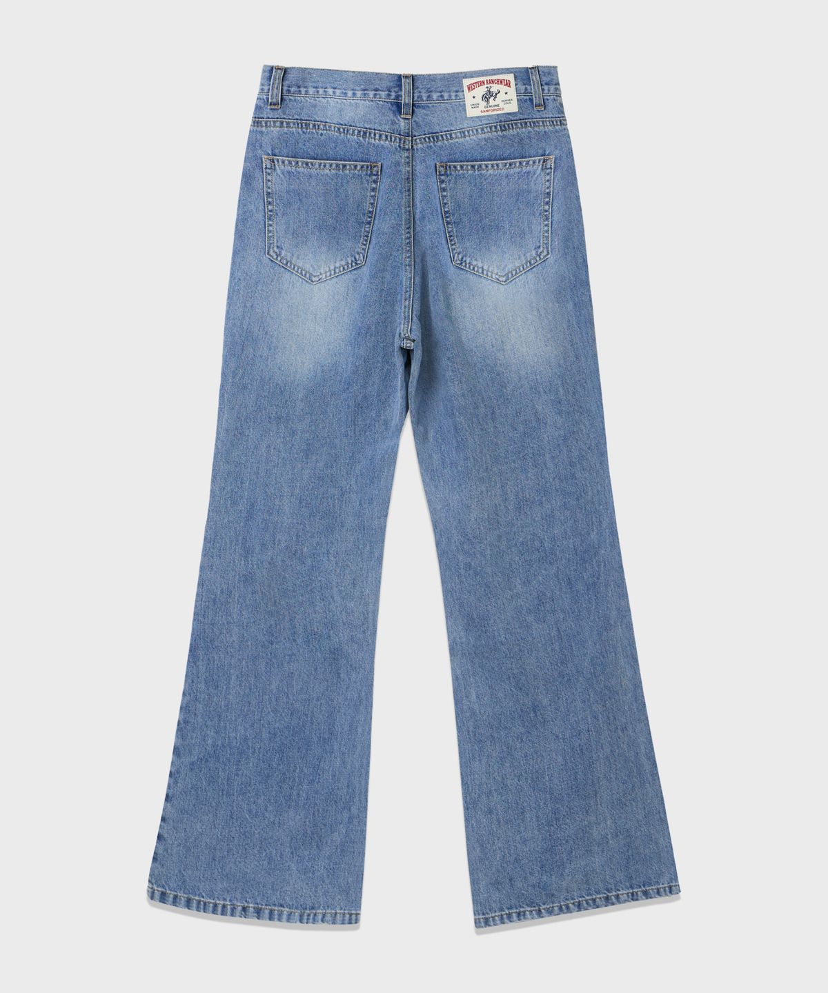 앨빈클로(ALVINCLO) 빈티지 워싱 세미 부츠컷 데님 팬츠 DLX3129 (1COLOR)