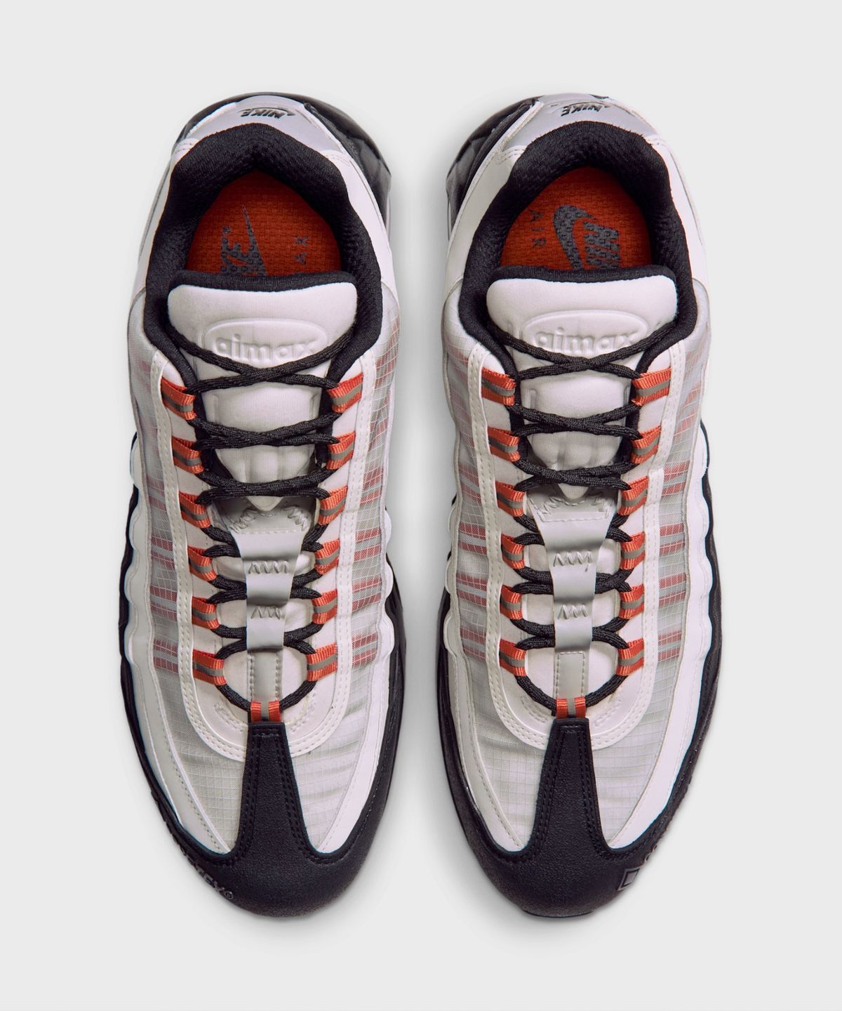 나이키(NIKE) 에어 맥스 95 빅 버블 GORE-TEX M - 라이트 본:블랙:메탈릭 퓨터:캠프파이어 오렌지 / IO1877-001