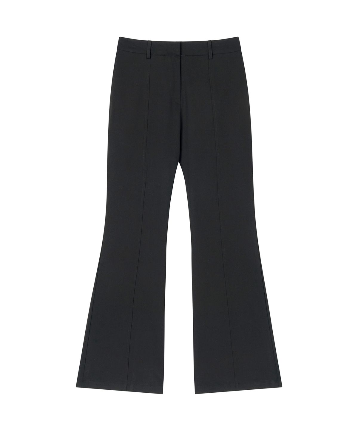 미드앤로우(MIDNLOW) Classic flare pants (Black)
