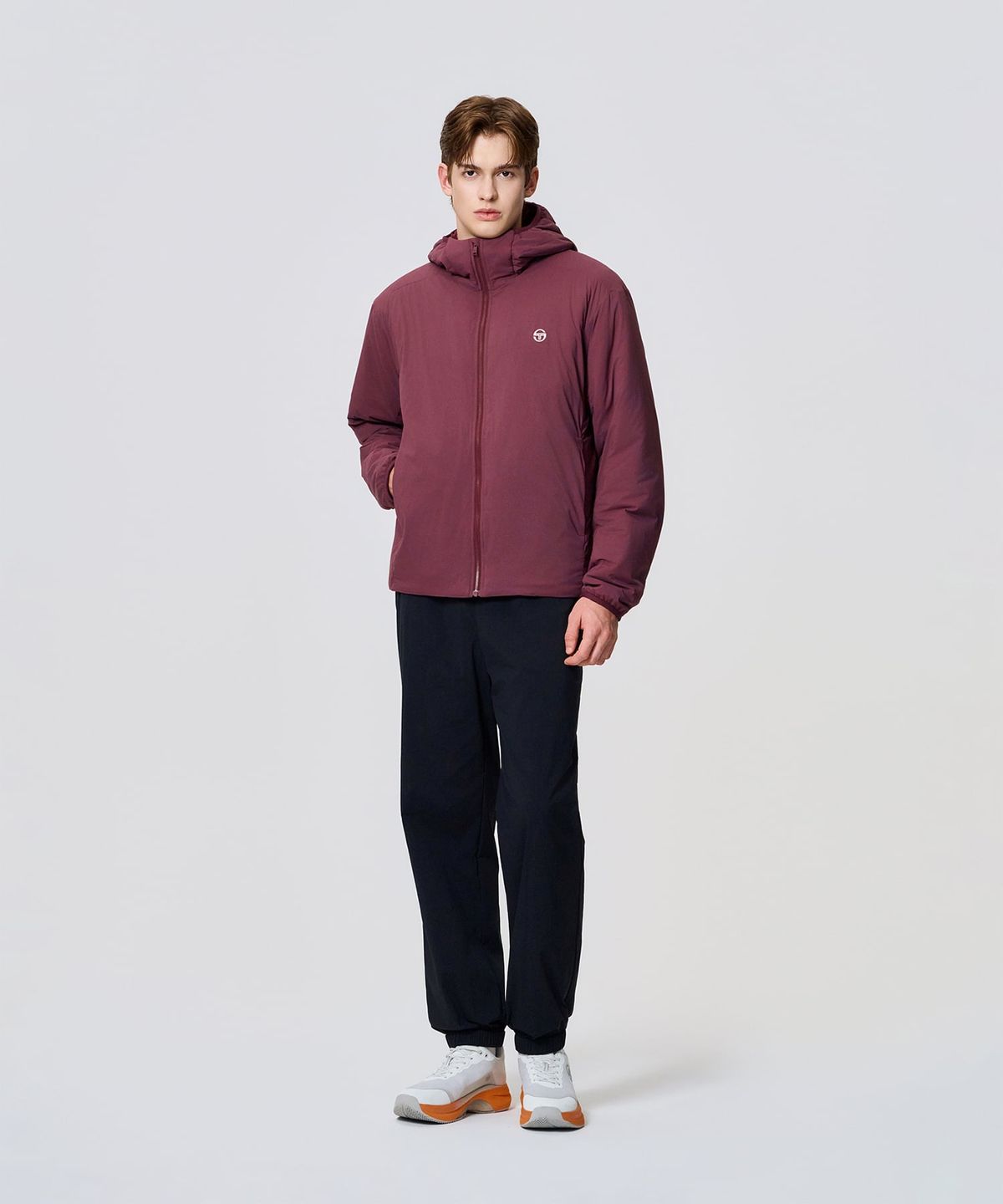 세르지오 타키니(SERGIO TACCHINI) M 신슐레이트 경량 패딩 (D.Burgundy)