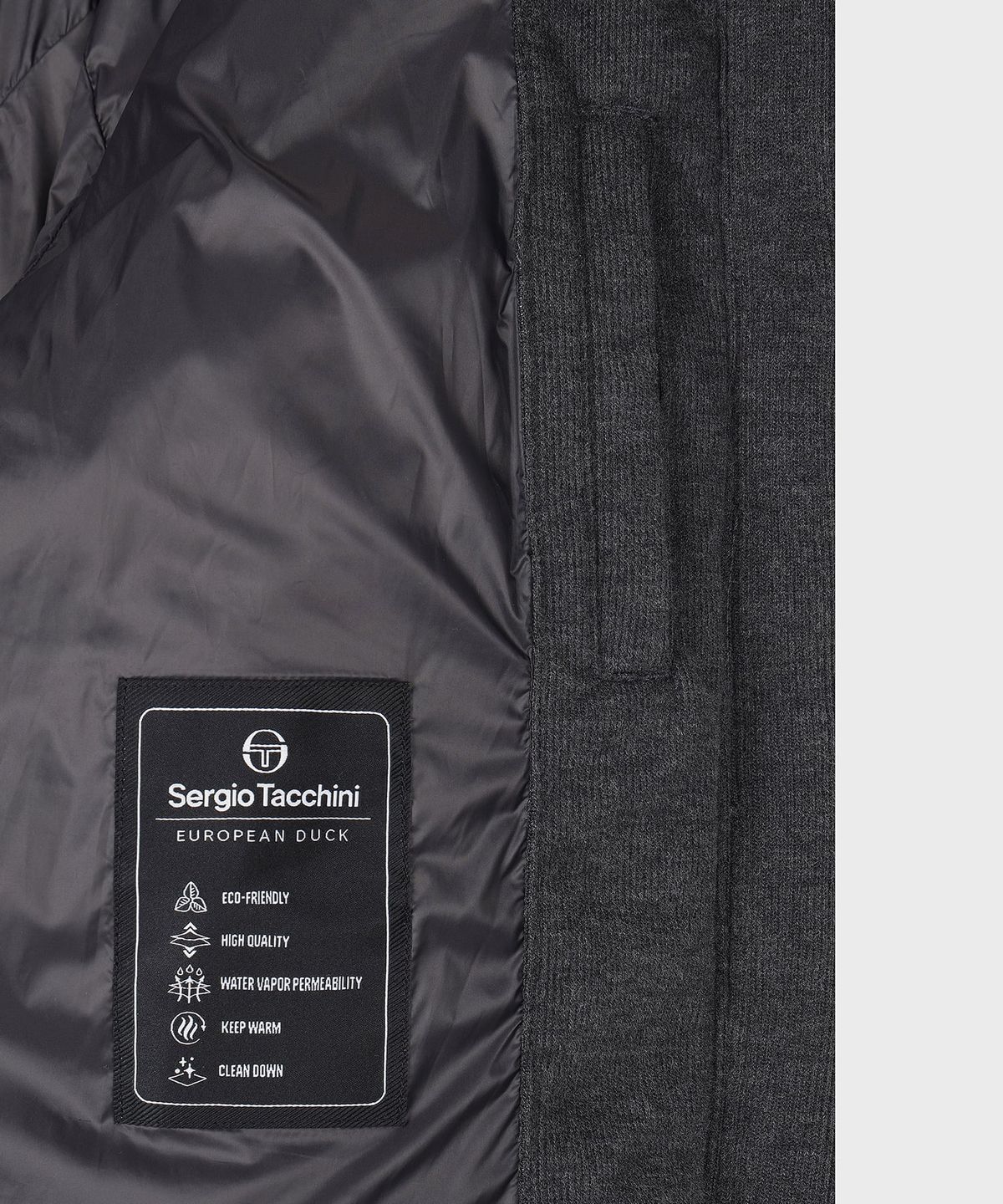 세르지오 타키니(SERGIO TACCHINI) W 쿠쉬웜 니트라이크 다운 (D.Charcoal Grey)