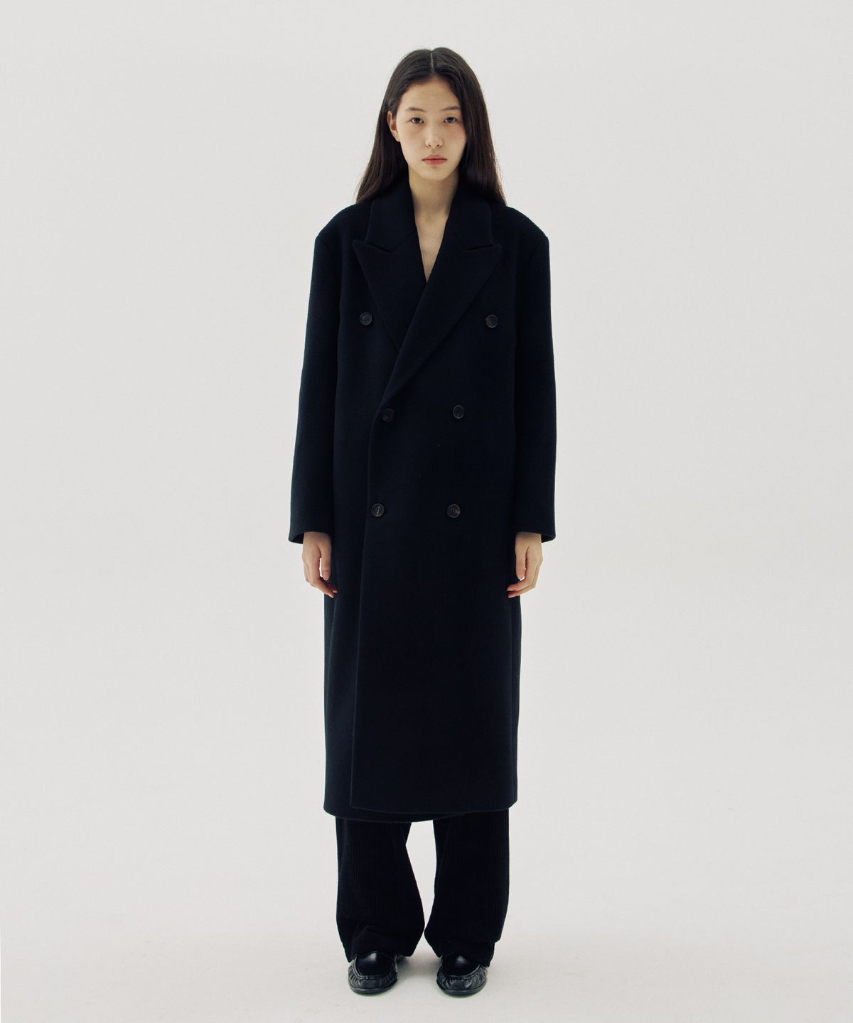 해브 앤 해브(HAVE8HAVE) Adelle Double Breasted Long Coat