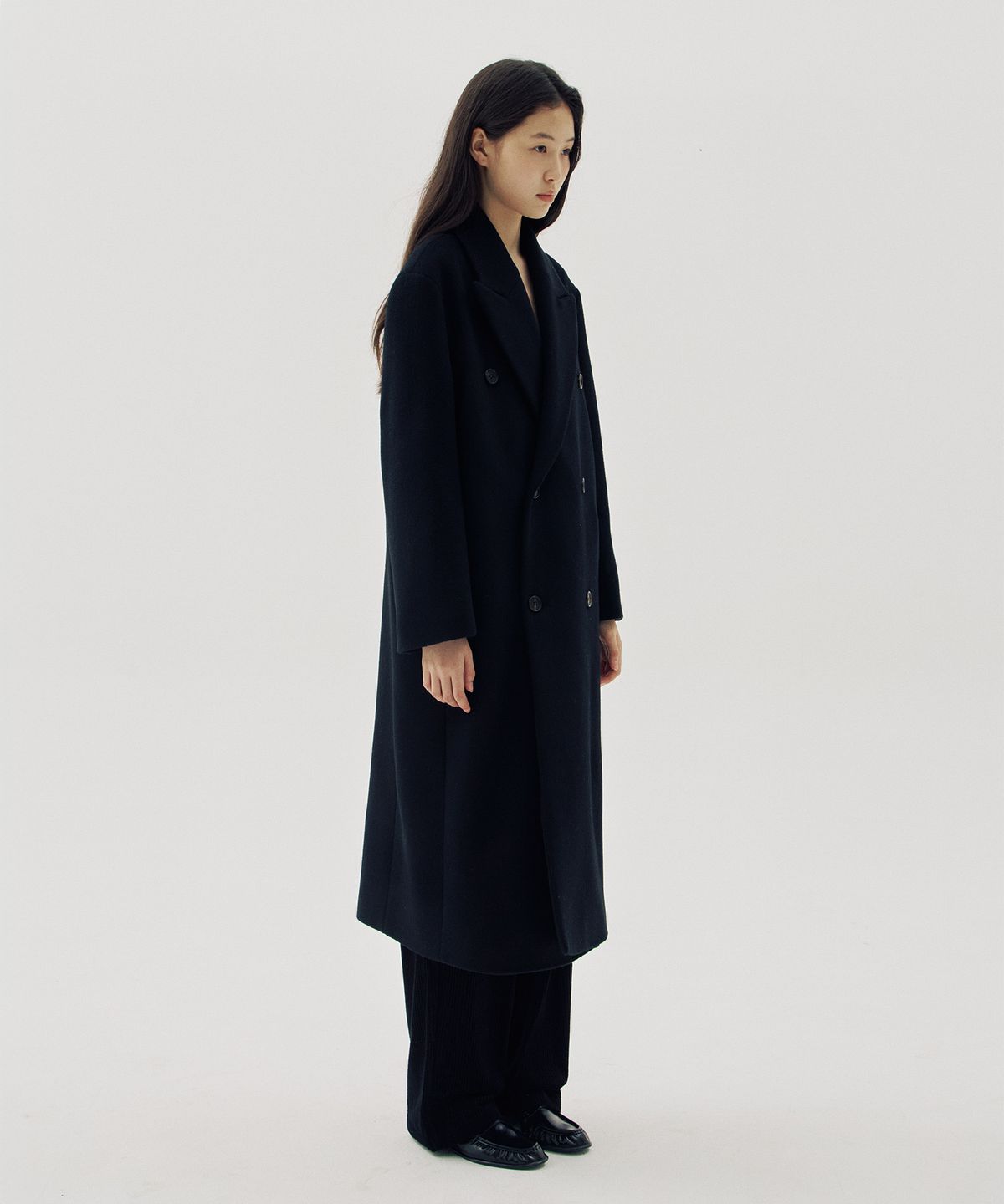해브 앤 해브(HAVE8HAVE) Adelle Double Breasted Long Coat