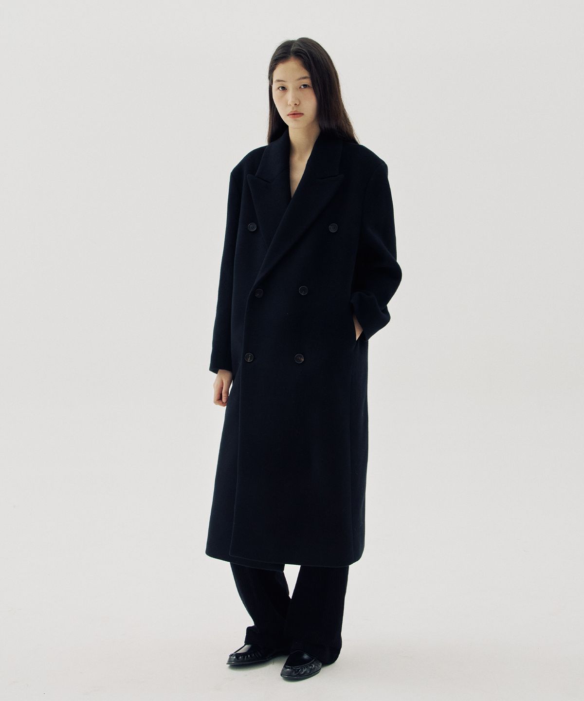 해브 앤 해브(HAVE8HAVE) Adelle Double Breasted Long Coat