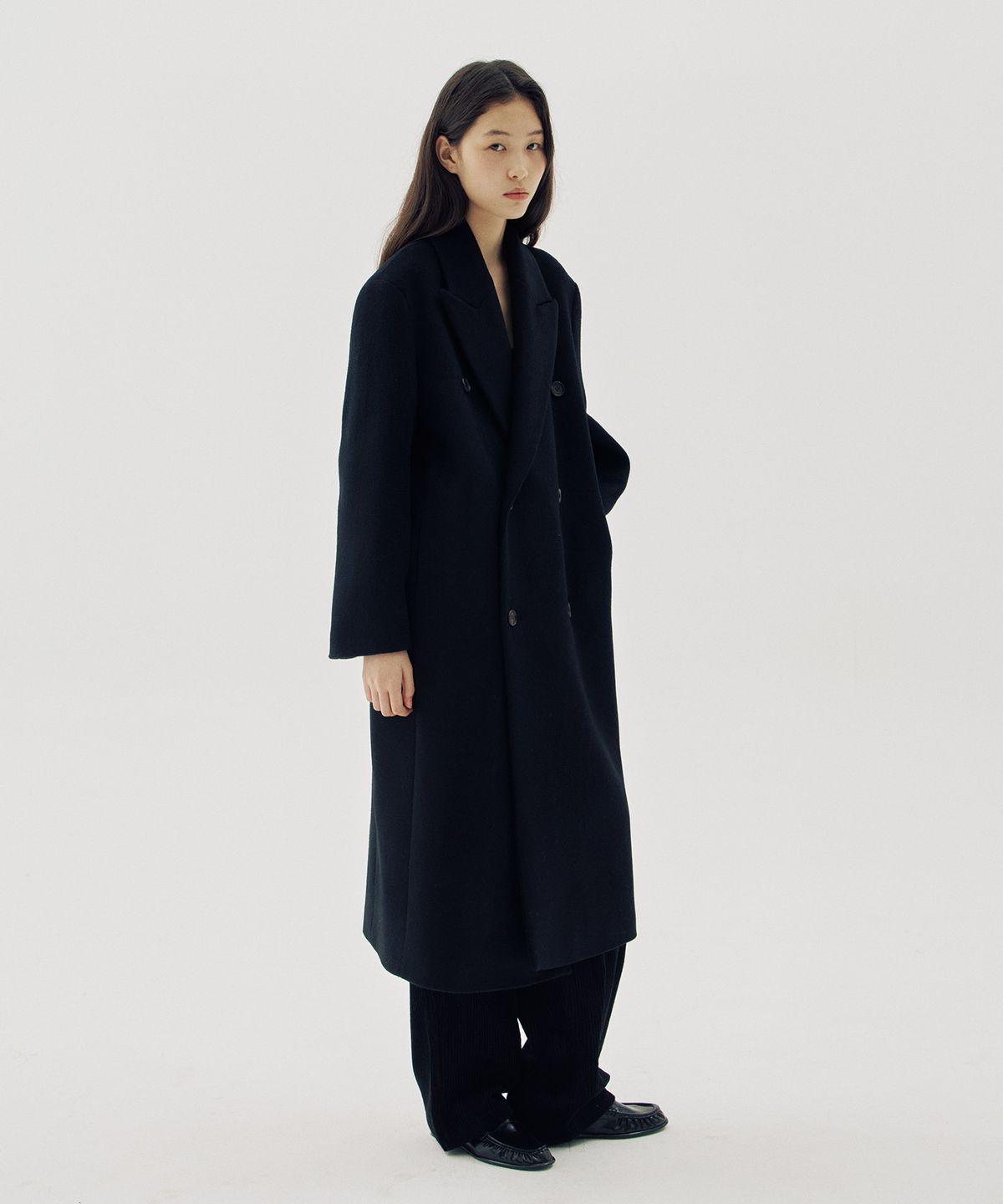 해브 앤 해브(HAVE8HAVE) Adelle Double Breasted Long Coat