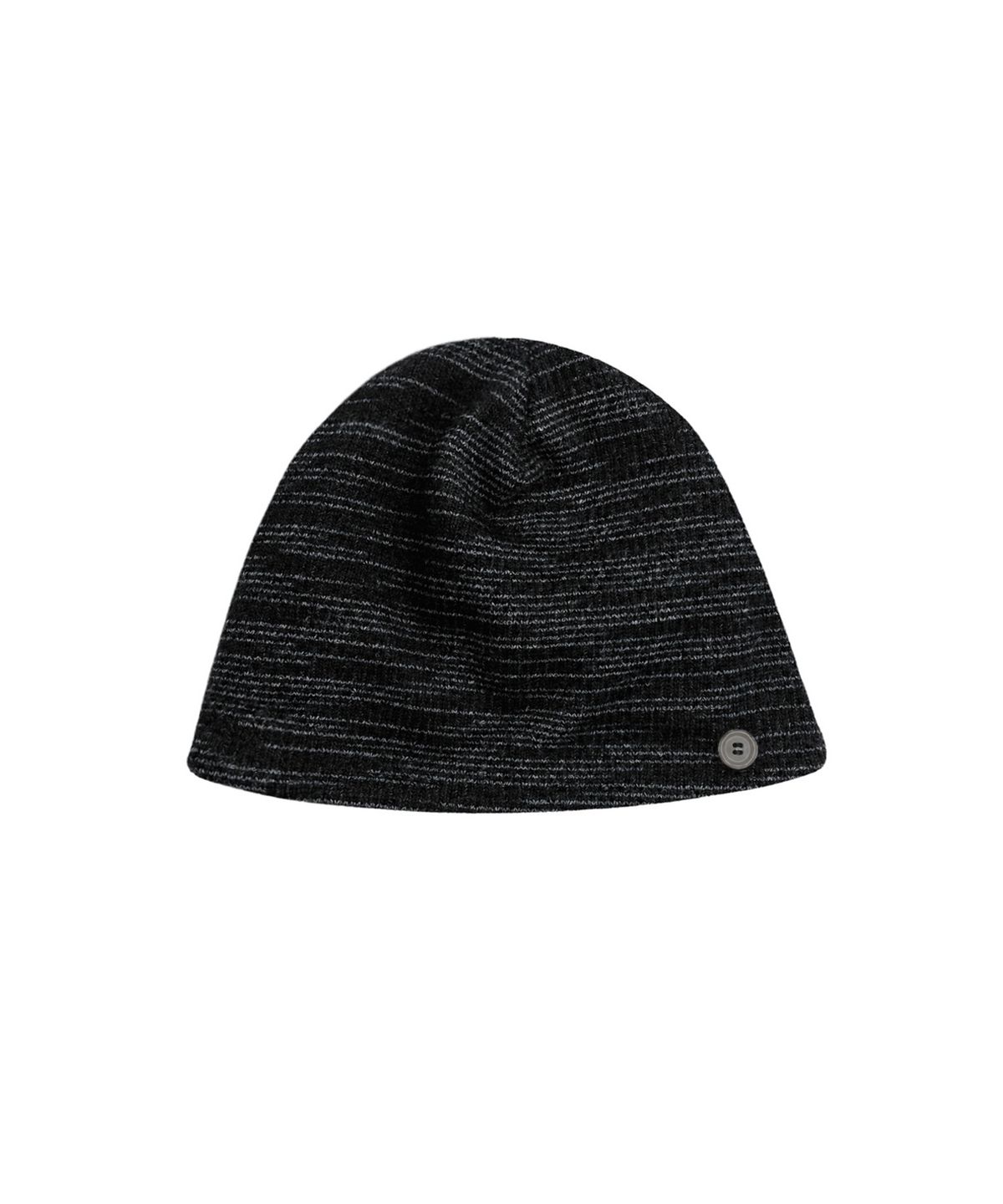 랜덤오프(RANDOMOFF) FUZZY BUTTON BEANIE [BLACK]