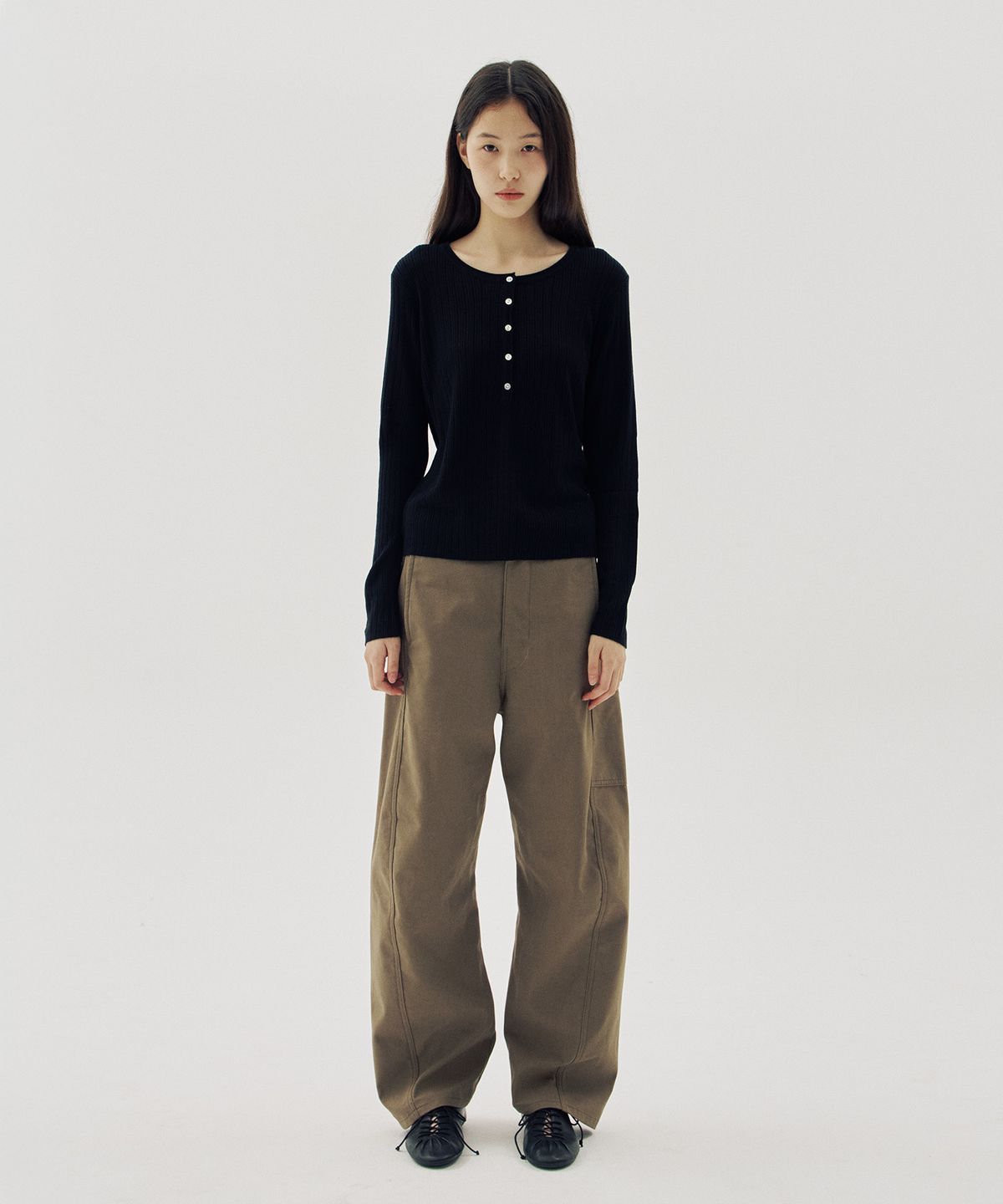 해브 앤 해브(HAVE8HAVE) Nina Button Round Knit_3 Color