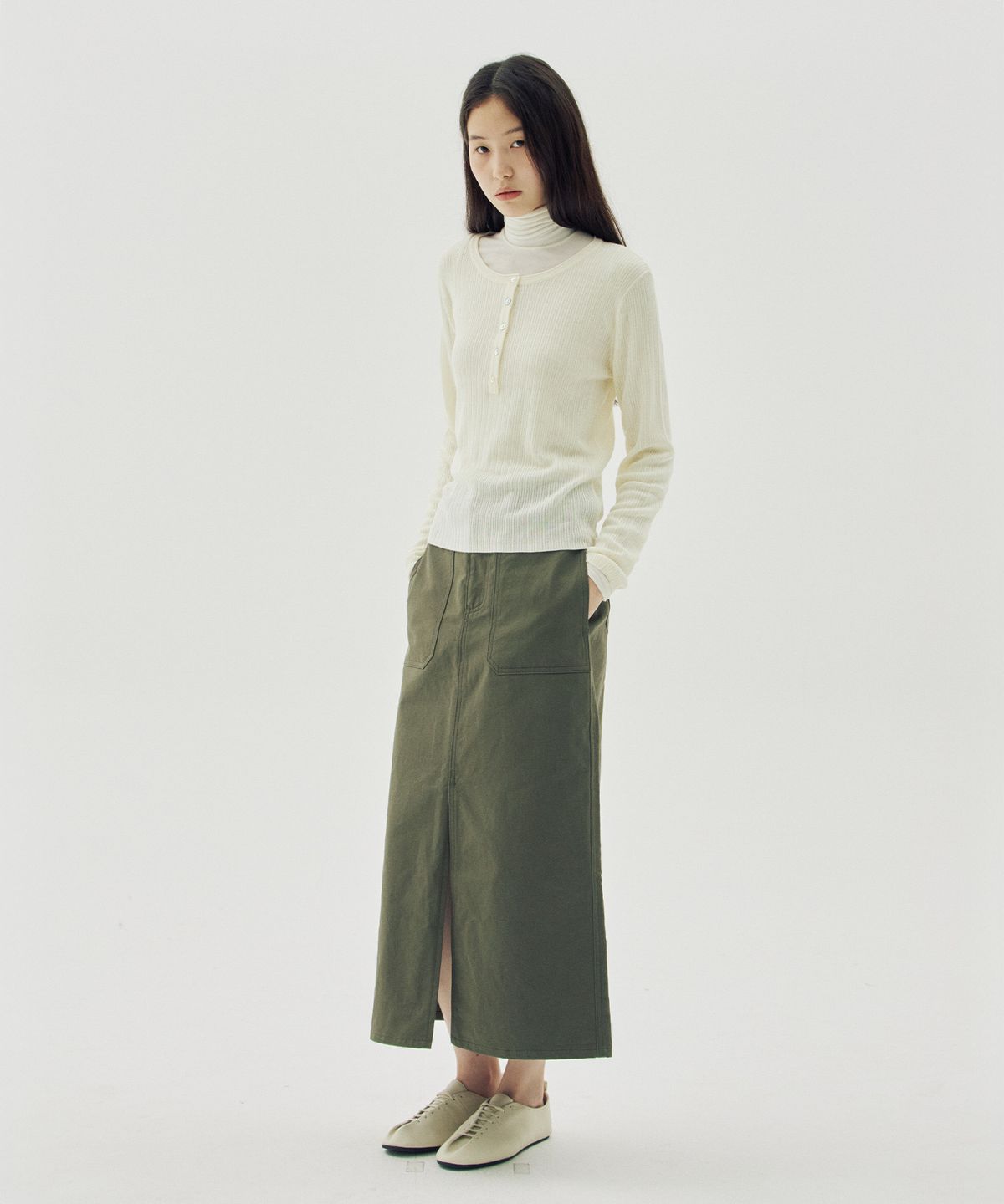 해브 앤 해브(HAVE8HAVE) Nina Button Round Knit_3 Color
