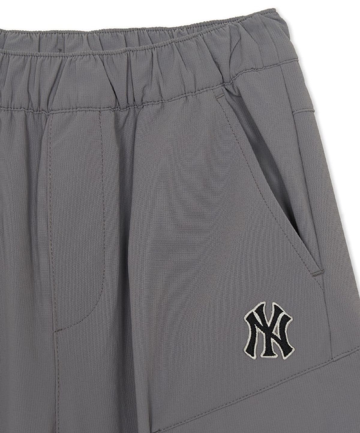 엠엘비 키즈(MLB KIDS) 아웃도어 커브드 포켓 약기모 우븐팬츠 NY (Grey)