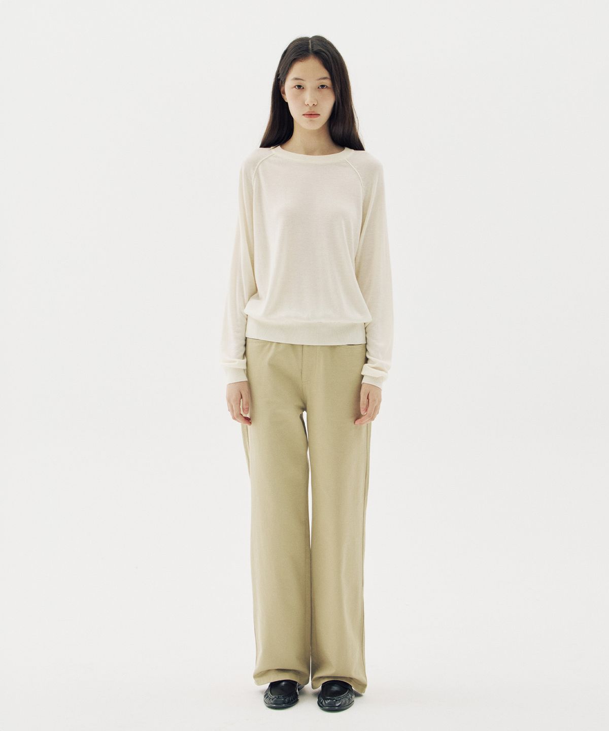해브 앤 해브(HAVE8HAVE) Lena Raglan Round Knit_3 Color