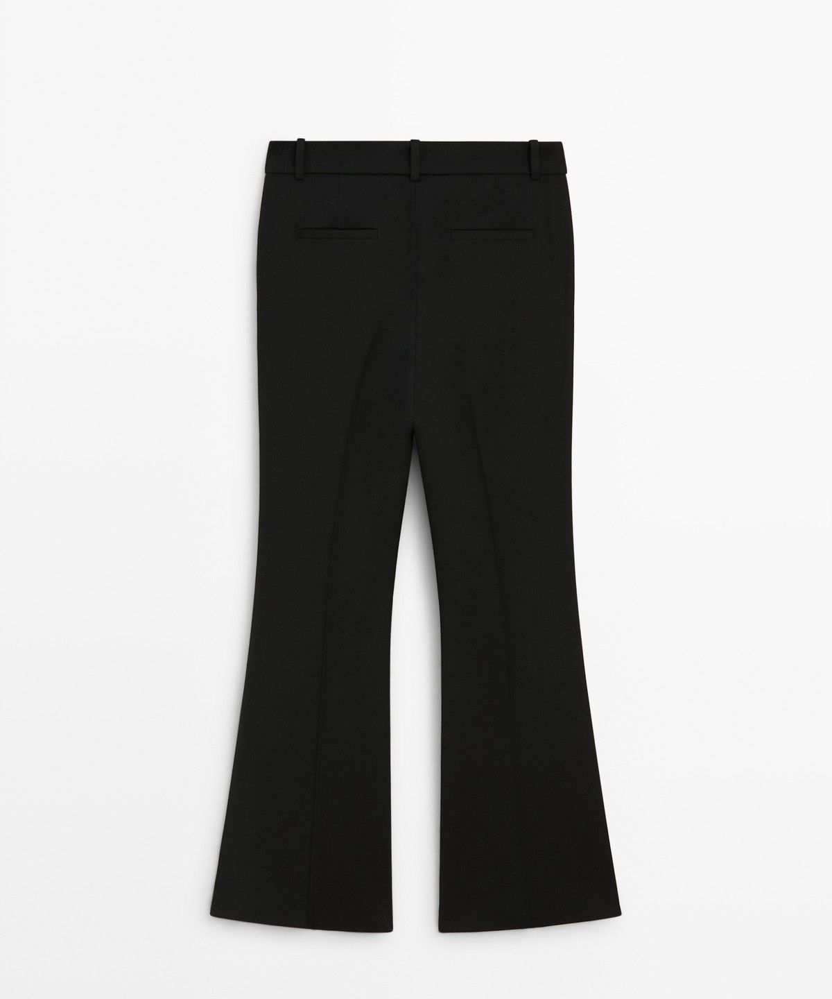 마시모두띠(MASSIMO DUTTI) 울 혼방 스트레치 플레어핏 팬츠