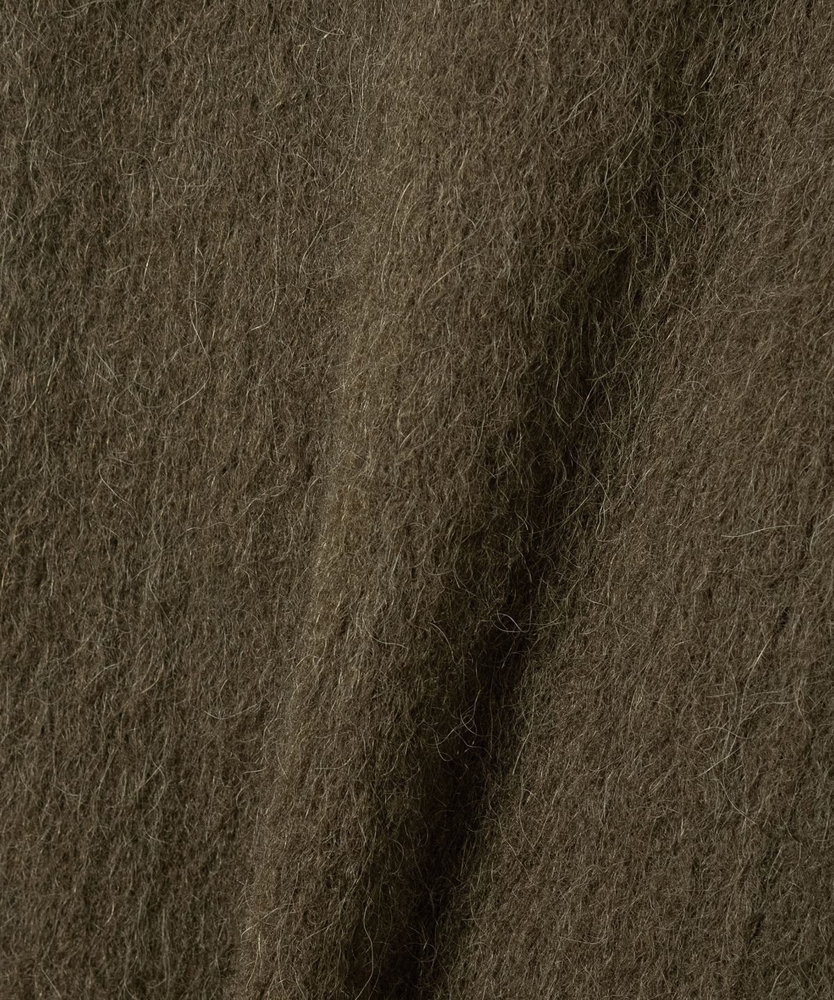 넌블랭크(NONBLANK) 디테쳐블 카라 하프 코트_KHAKI