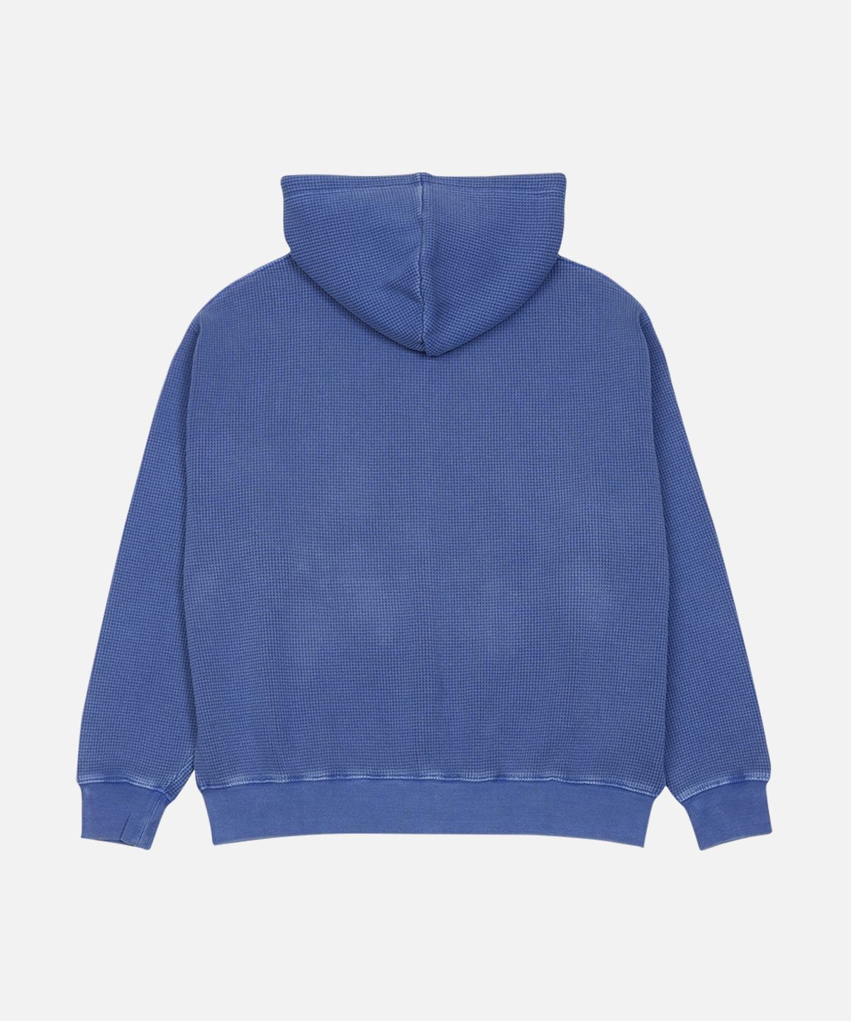 맨하탄레코즈(MANHATTAN RECORDS) MR PM Waffle Hoodie zip-up - Blue