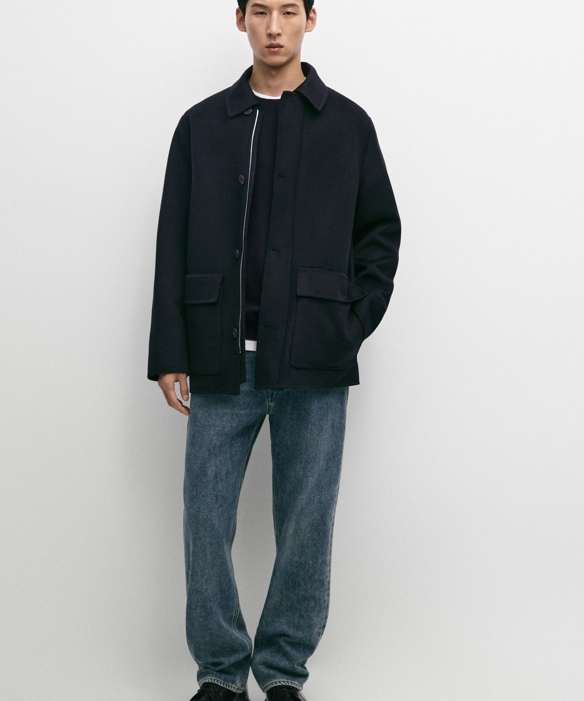 마시모두띠(MASSIMO DUTTI) 더블 울 쇼트 코트