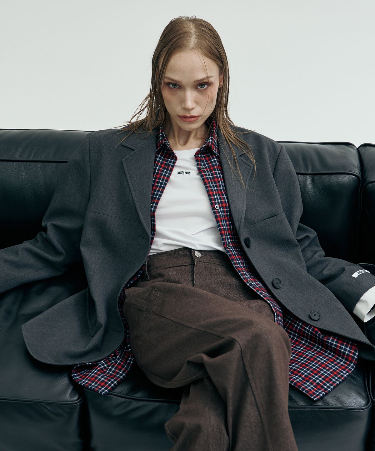 뮤제(MUSEE) Haussmann Tailored Jacket_Gray