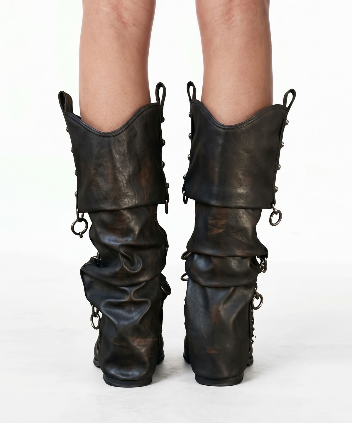 와이이이엘(YEEL) Y. RING BOOTS BROWN