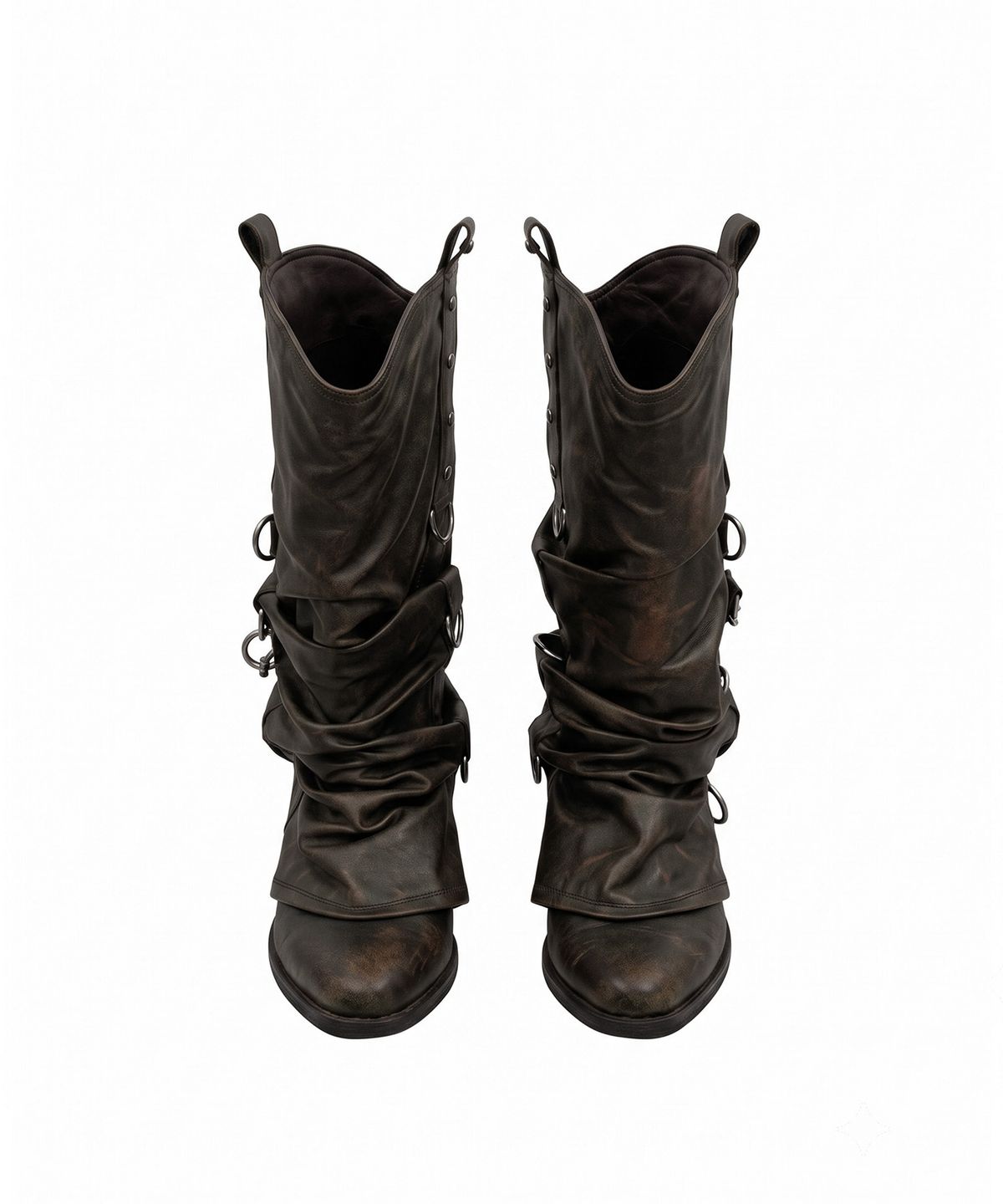 와이이이엘(YEEL) Y. RING BOOTS BROWN