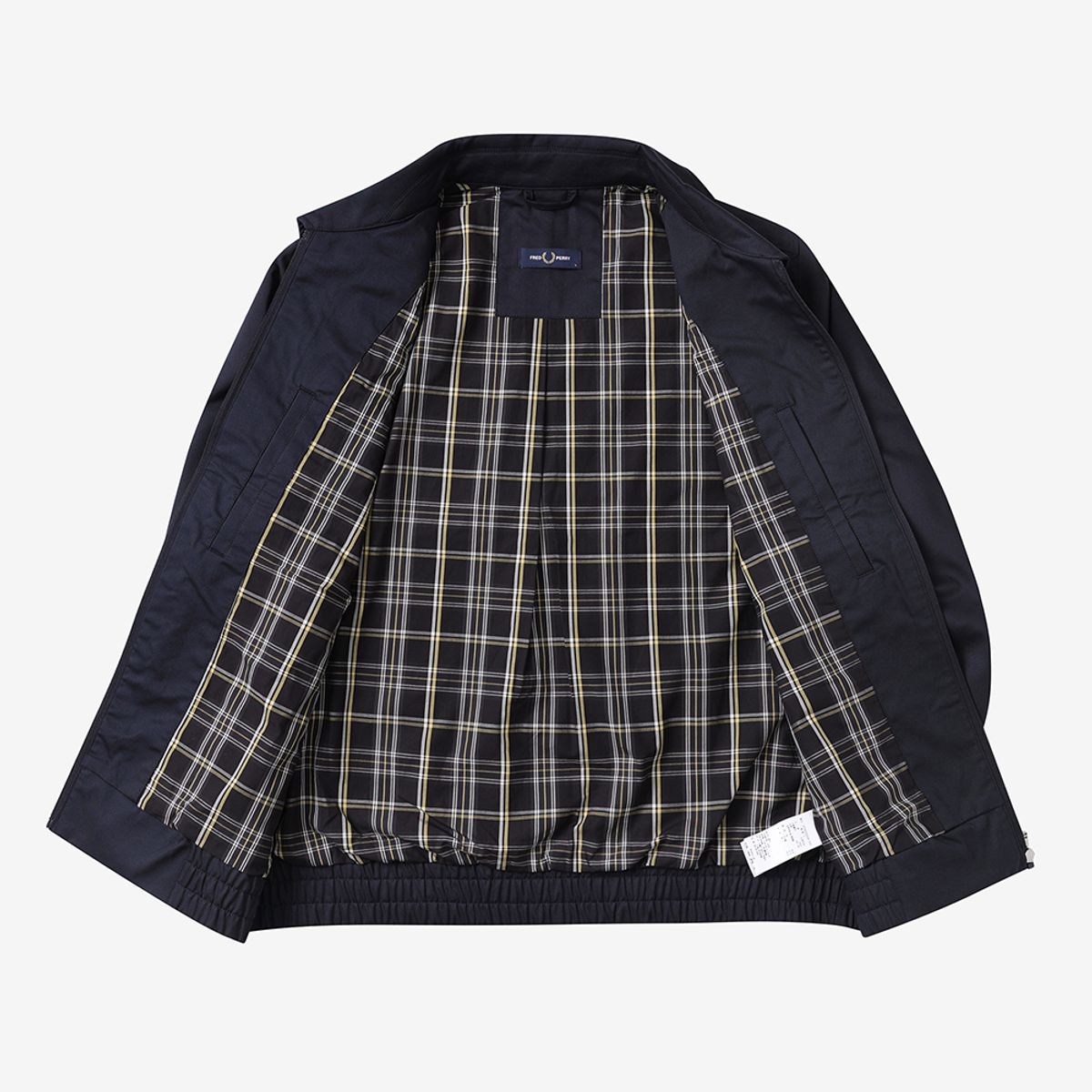 프레드페리(FRED PERRY) [Sharp] 칼라드 테니스 보머 재킷 - 네이비/화이트 AFPM2G33338-608