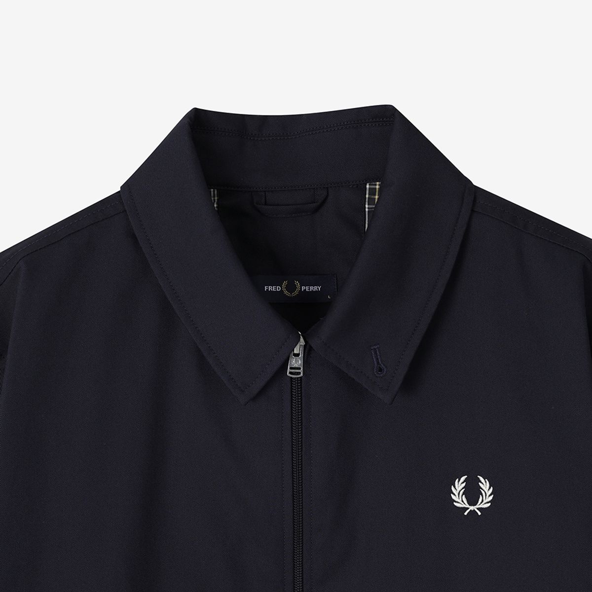프레드페리(FRED PERRY) [Sharp] 칼라드 테니스 보머 재킷 - 네이비/화이트 AFPM2G33338-608
