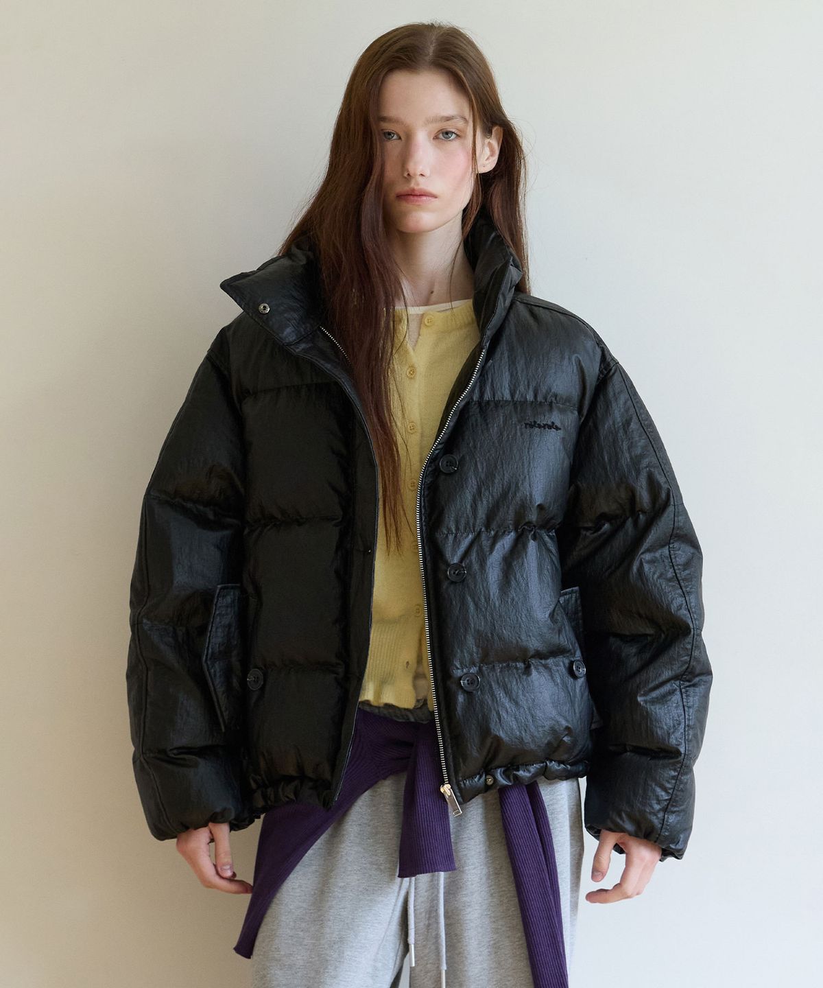 로라로라(ROLAROLA) PUFFER DOWN JUMPER BLACK