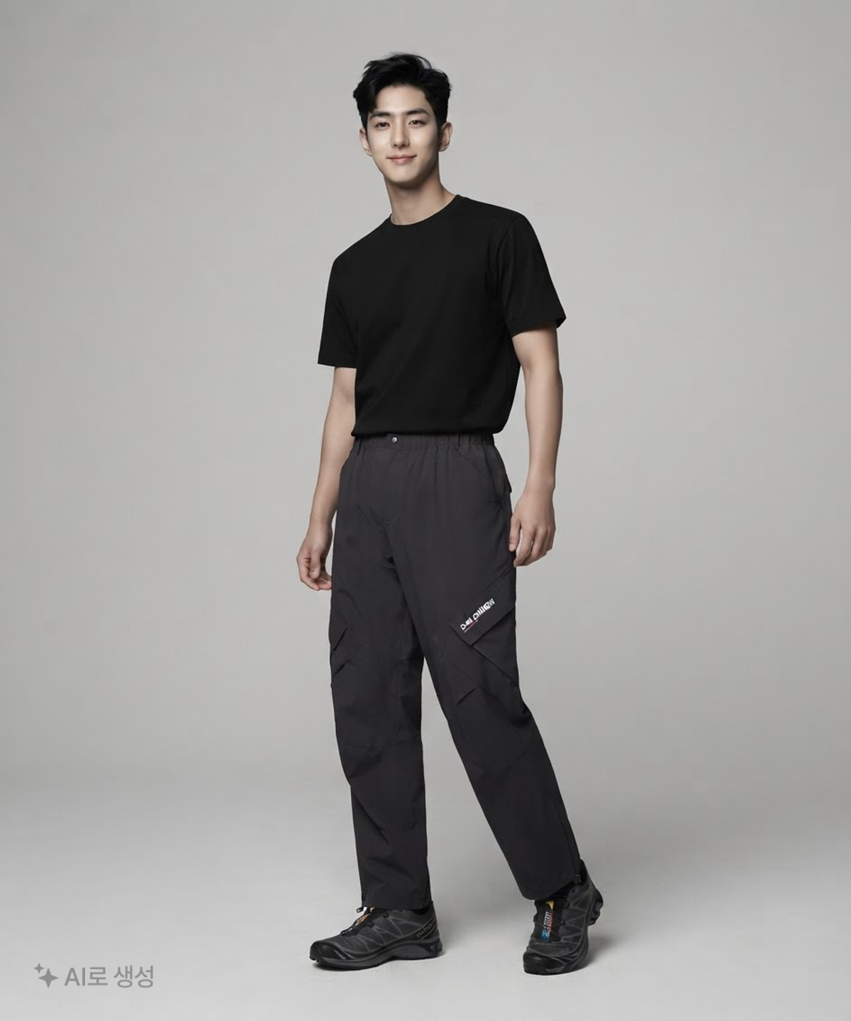 살로몬(SALOMON) 레이스플래그 카고 팬츠_LC2806500 L
