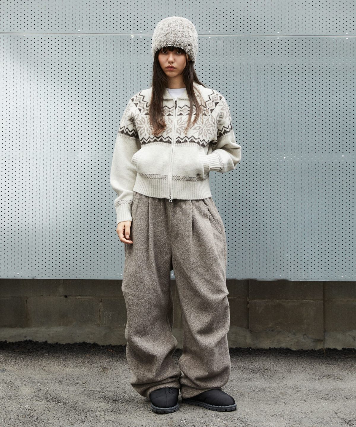 마하그리드(MAHAGRID) NORDIC COWICHAN[IVORY]