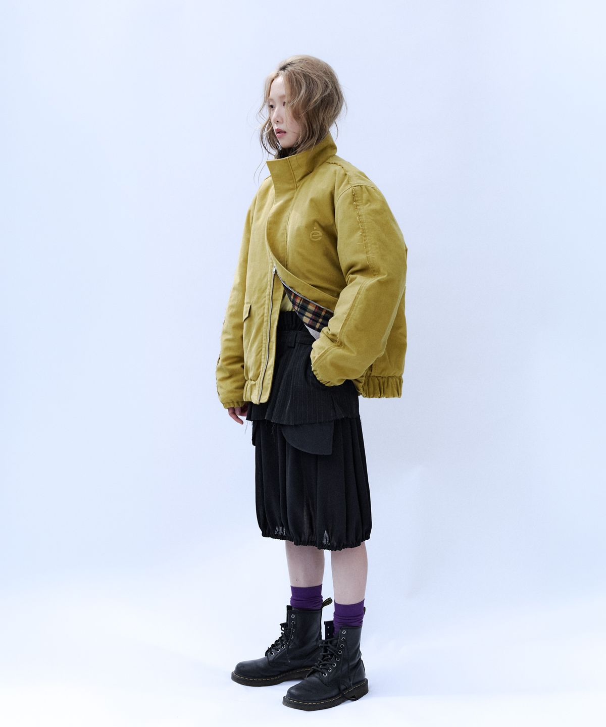 에키에타(EKIETA) Untidy Jacket in Yellow