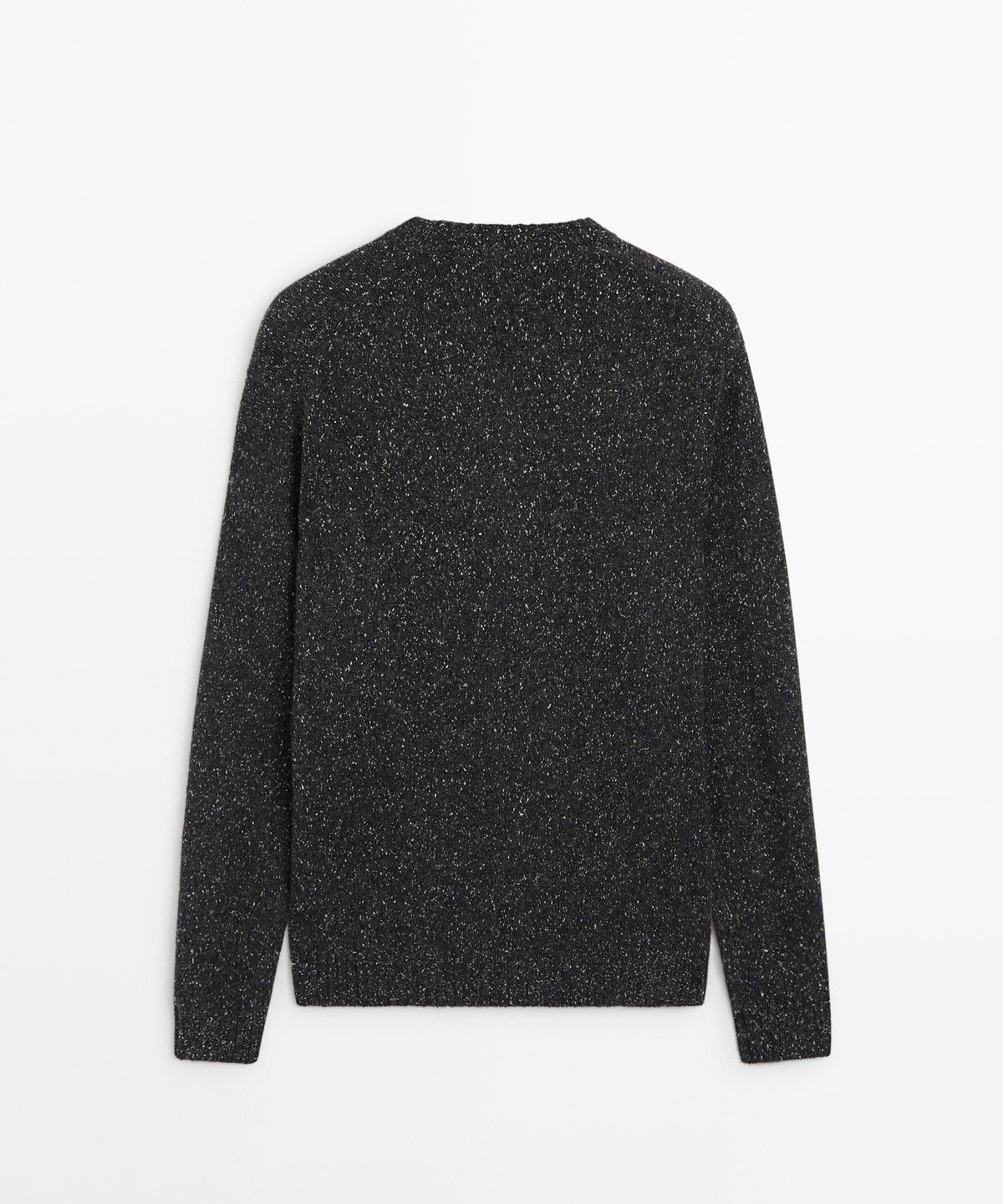 마시모두띠(MASSIMO DUTTI) 울 혼방 멜란지 니트