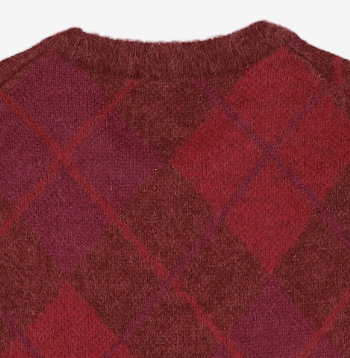 디스이즈네버댓(THISISNEVERTHAT) Mohair Argyle Knit Sweater XL