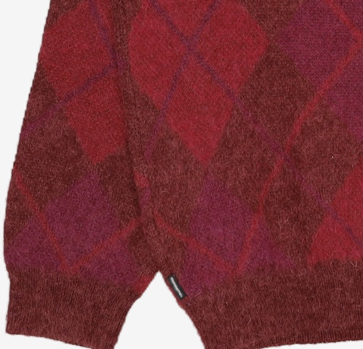 디스이즈네버댓(THISISNEVERTHAT) Mohair Argyle Knit Sweater XL