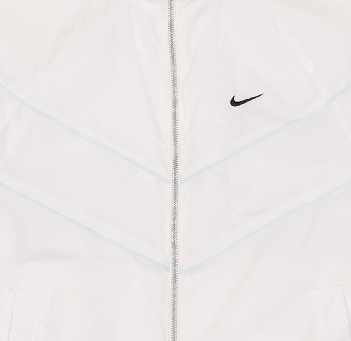 나이키(NIKE) 윈드러너 루즈 UV 우븐 풀집 자켓 W - 화이트:블랙 / FV6305-100 M