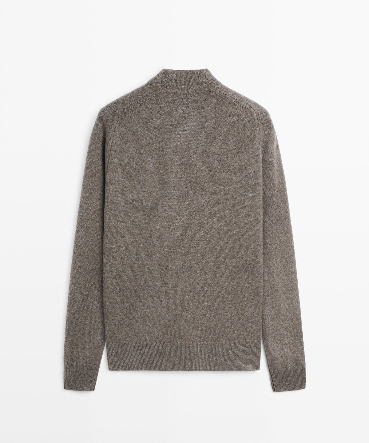 마시모두띠(MASSIMO DUTTI) 울 블렌드 퍼킨스넥 니트 가디건