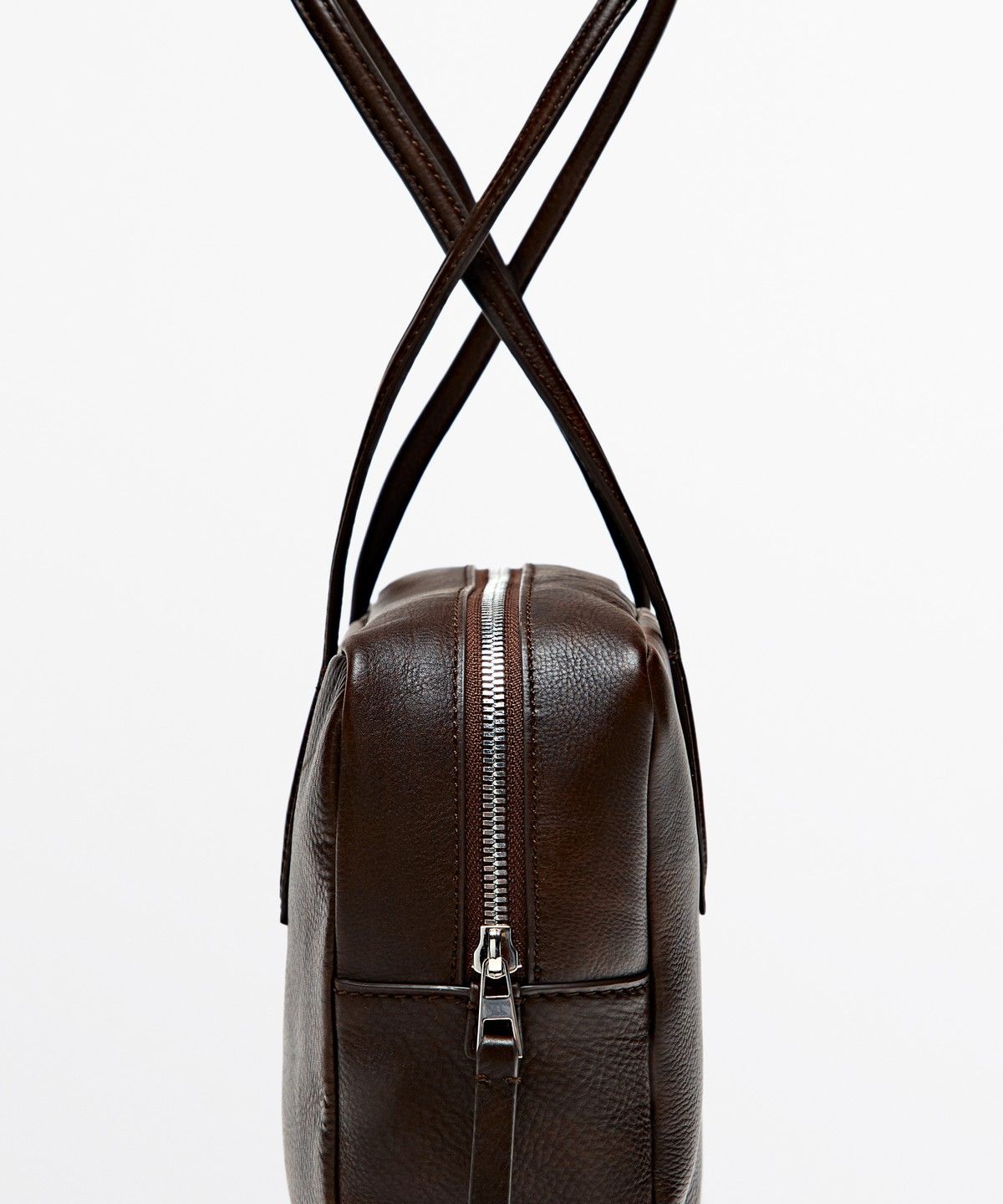 마시모두띠(MASSIMO DUTTI) 나파 소가죽 미니 더플백