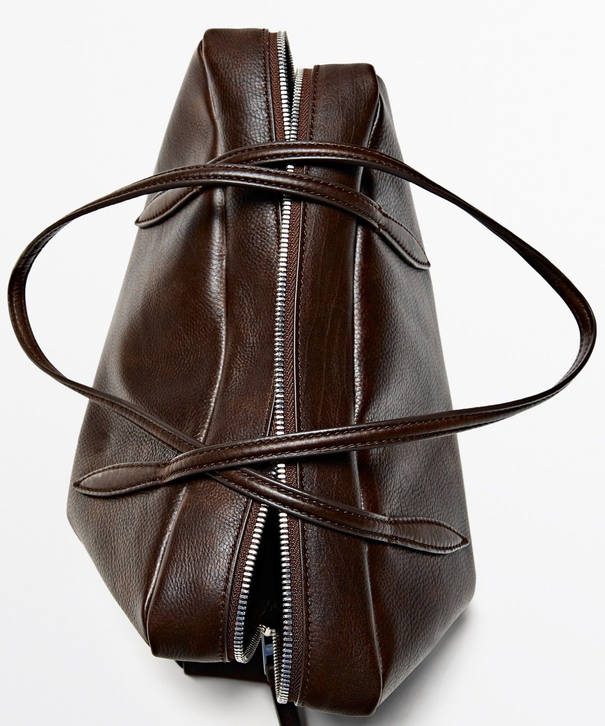 마시모두띠(MASSIMO DUTTI) 나파 소가죽 미니 더플백