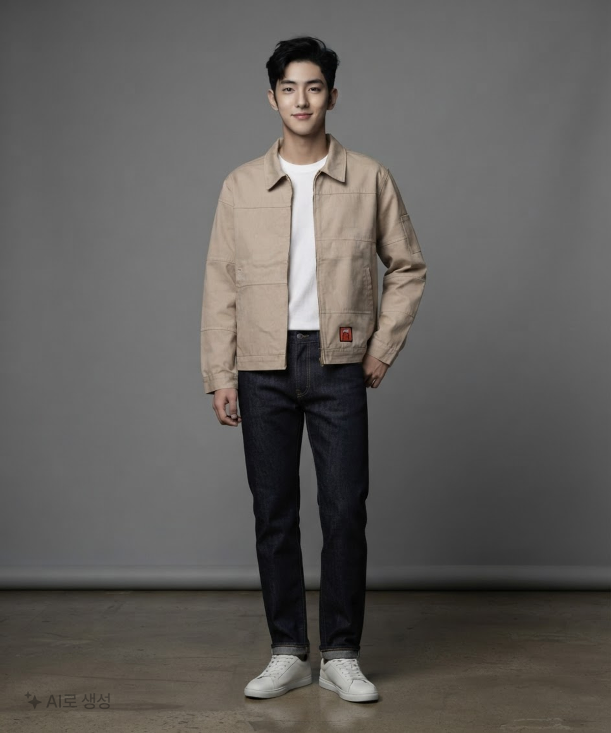 디키즈(DICKIES) x 예스아이씨 아이젠하워 재킷 Greige XL