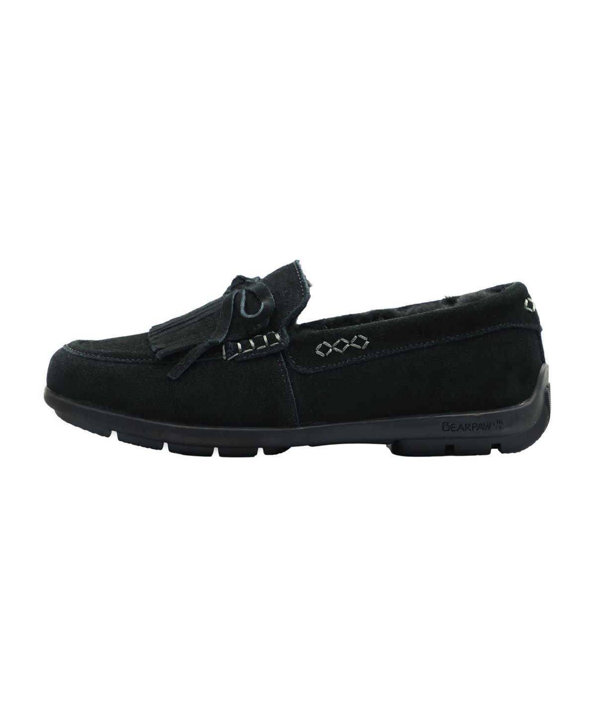 베어파우(BEARPAW) NICO 양털모카신 블랙 (K3026001SD-W)