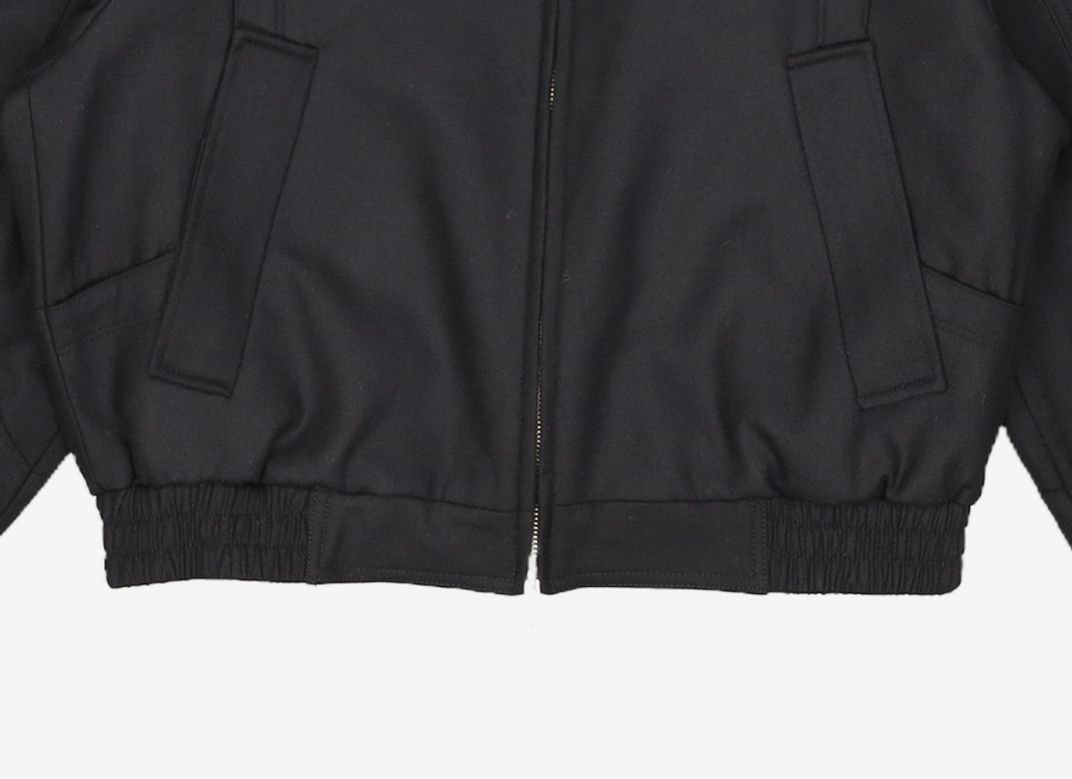 쿠어(COOR) 타스마니아 울 보머 블루종 (블랙) 2XL