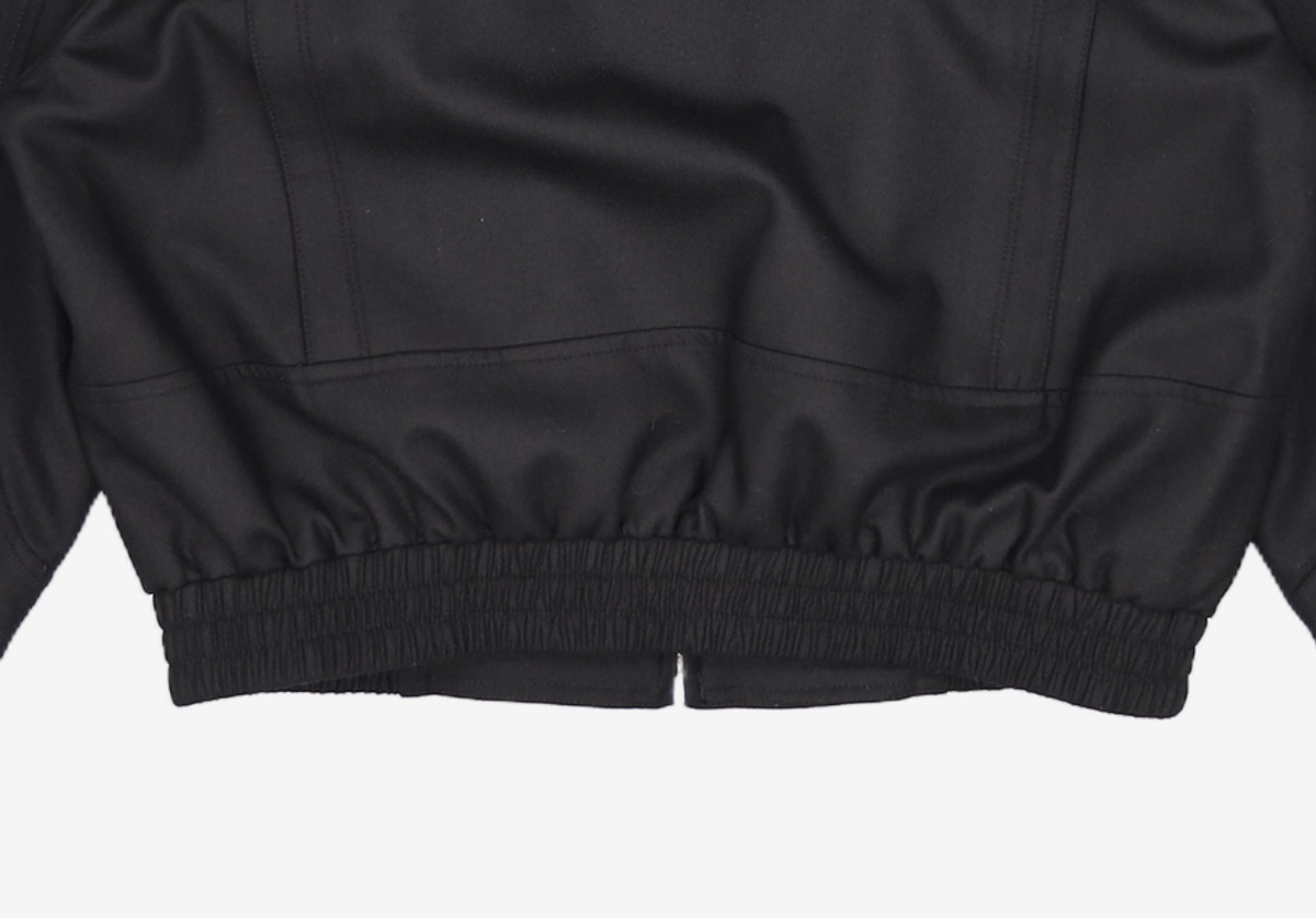 쿠어(COOR) 타스마니아 울 보머 블루종 (블랙) 2XL